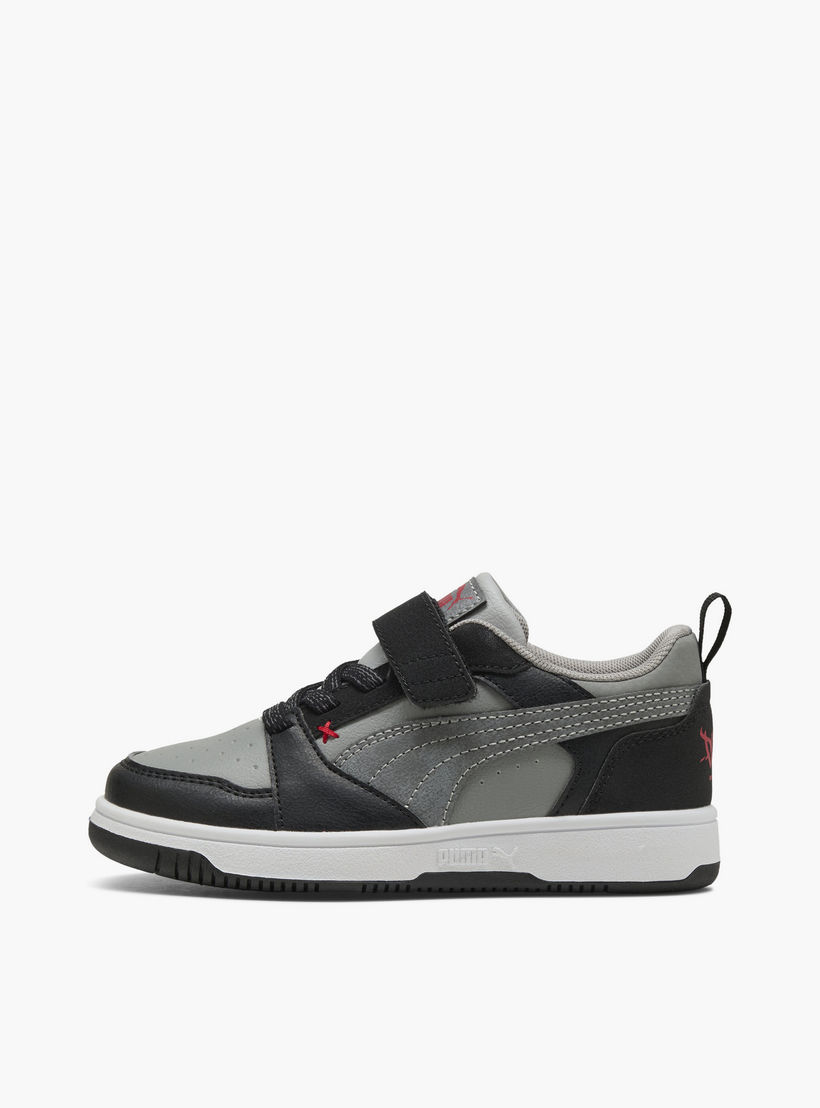 Puma Kids Rebound V6 Lo MID 90s Hook & Loop Sneakers-girls-shoes-sneakers-image-3
