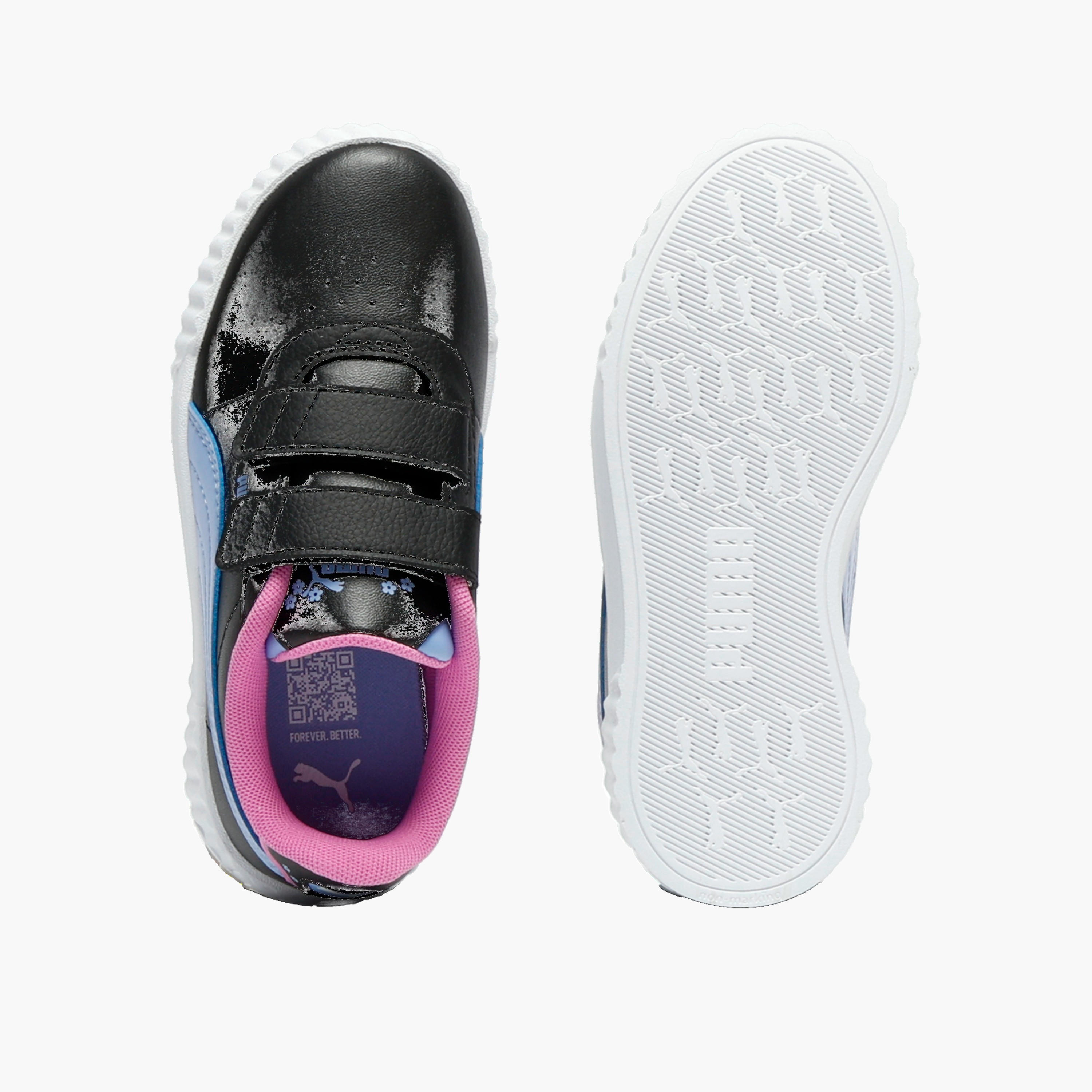 Puma Girls Carina 3.0 Jelly Heaven Hook & Loop Ankle Sneakers-girls-shoes-sneakers-image-4