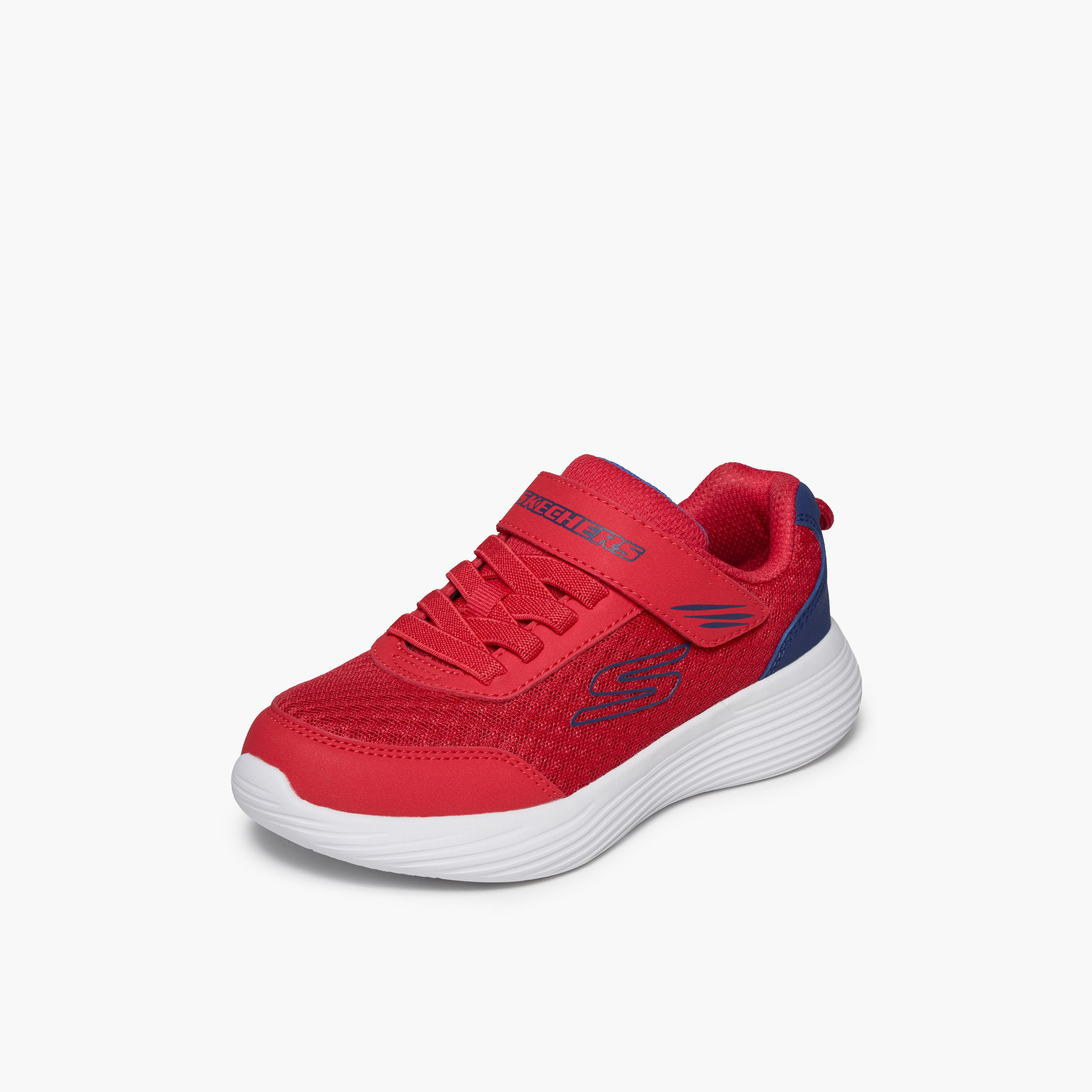 حذاء جري بشريط إغلاق لاصق للأولاد جو ران 400 في 2 من سكيتشرز-sports-boys-shoes-image-4