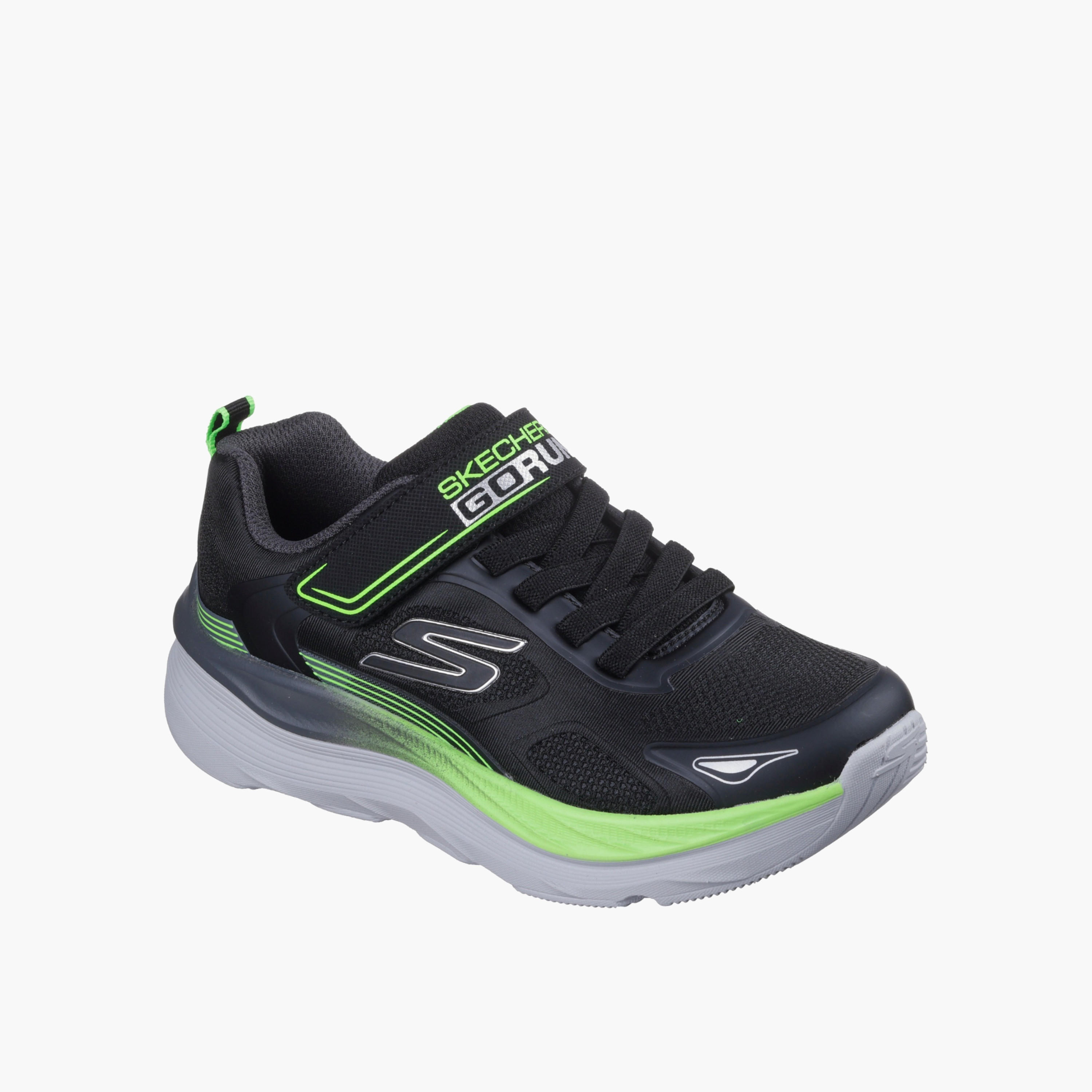 Skechers Boys MAX RUN Panelled Hook & Loop Running Sports Shoes-boys-shoes-sneakers-image-3