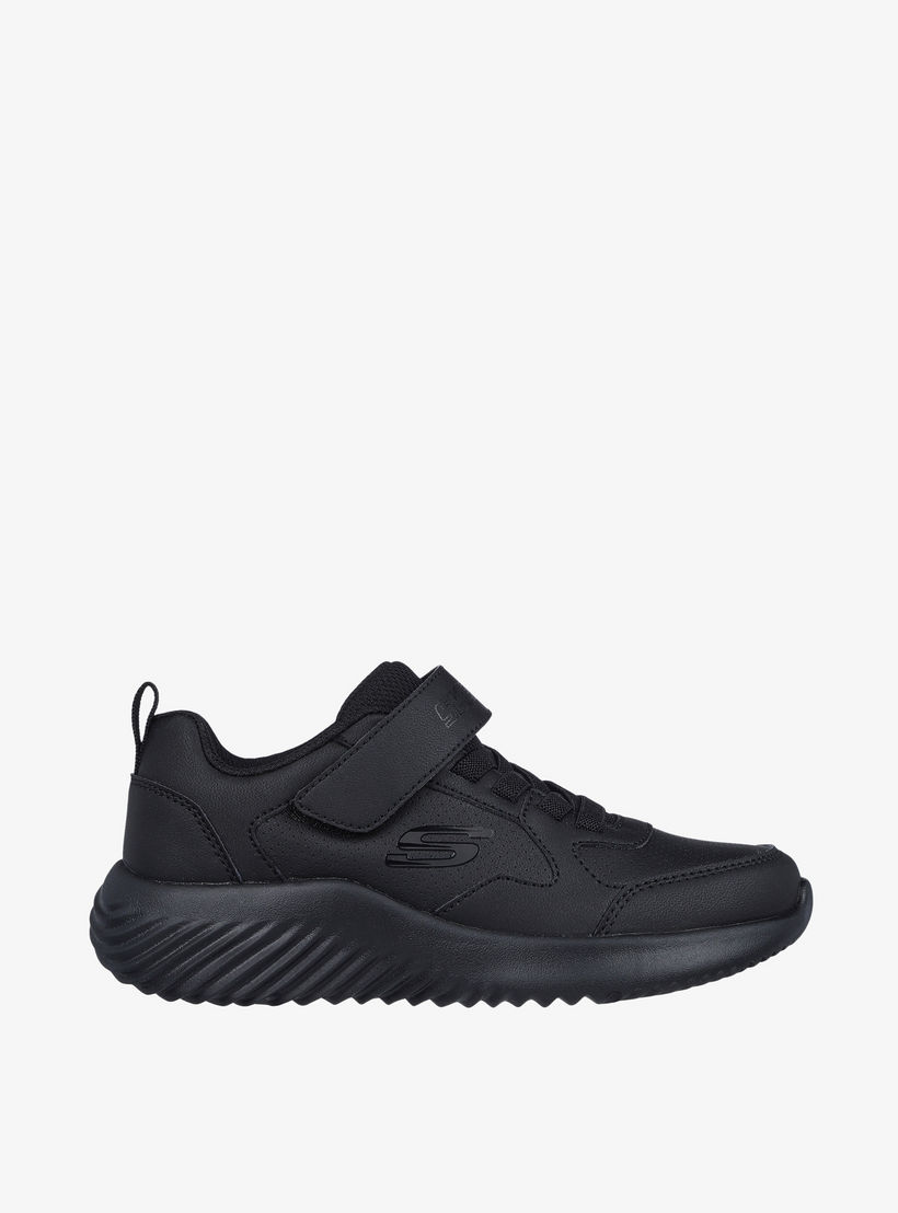 Skechers Kids' Monotone Shoes with Hook and Loop Closure - BOUNDER-boys-shoes-schoolshoes-image-2