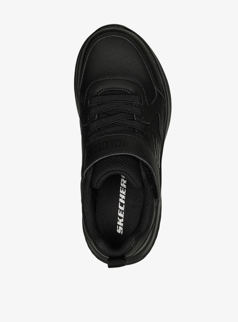 Skechers Kids' Monotone Shoes with Hook and Loop Closure - BOUNDER-boys-shoes-schoolshoes-image-3