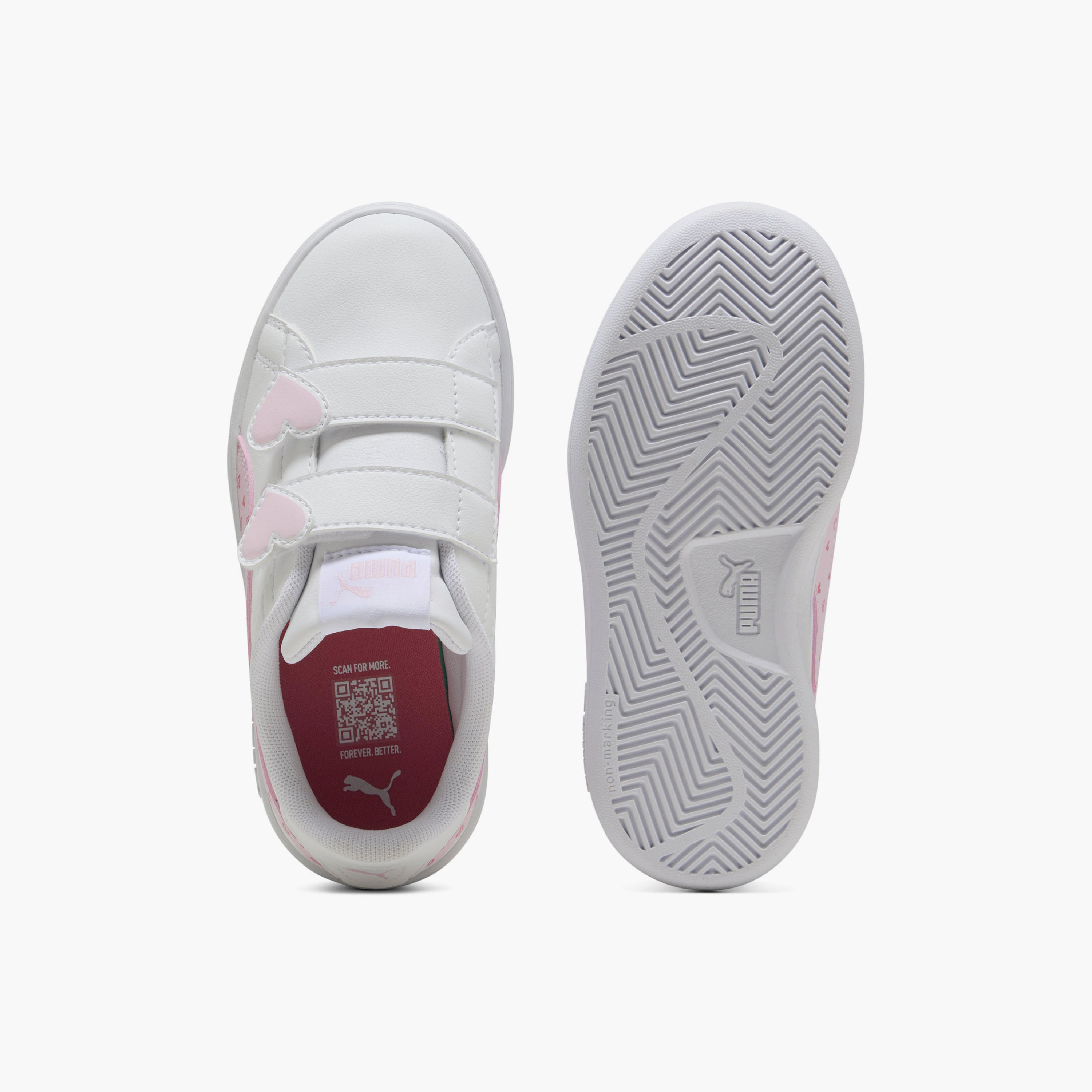 حذاء رياضي بشريط إغلاق لاصق سماش 3.0 هارتي في للبنات من بوما-sports-girls-shoes-image-4