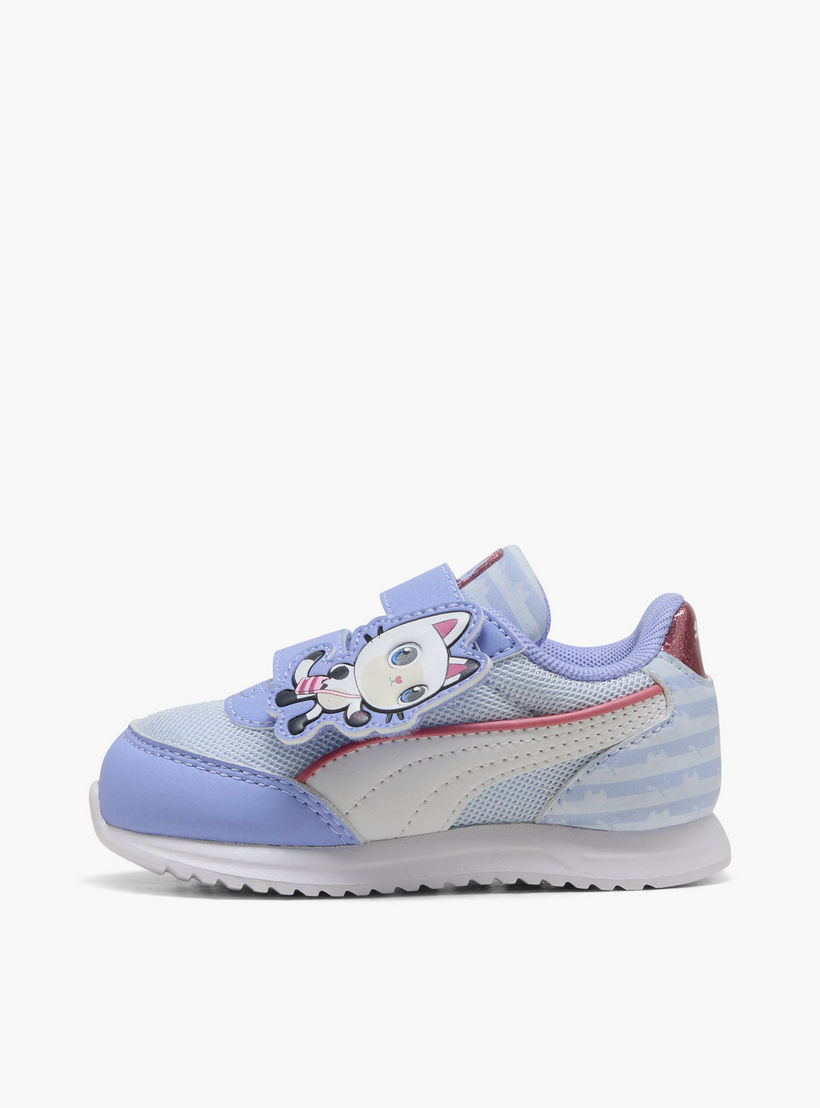 حذاء سنيكرز آر78 لايت ويند مزخرف بشريط إغلاق لاصق من بوما-baby-girls-shoes-closedshoes-image-3