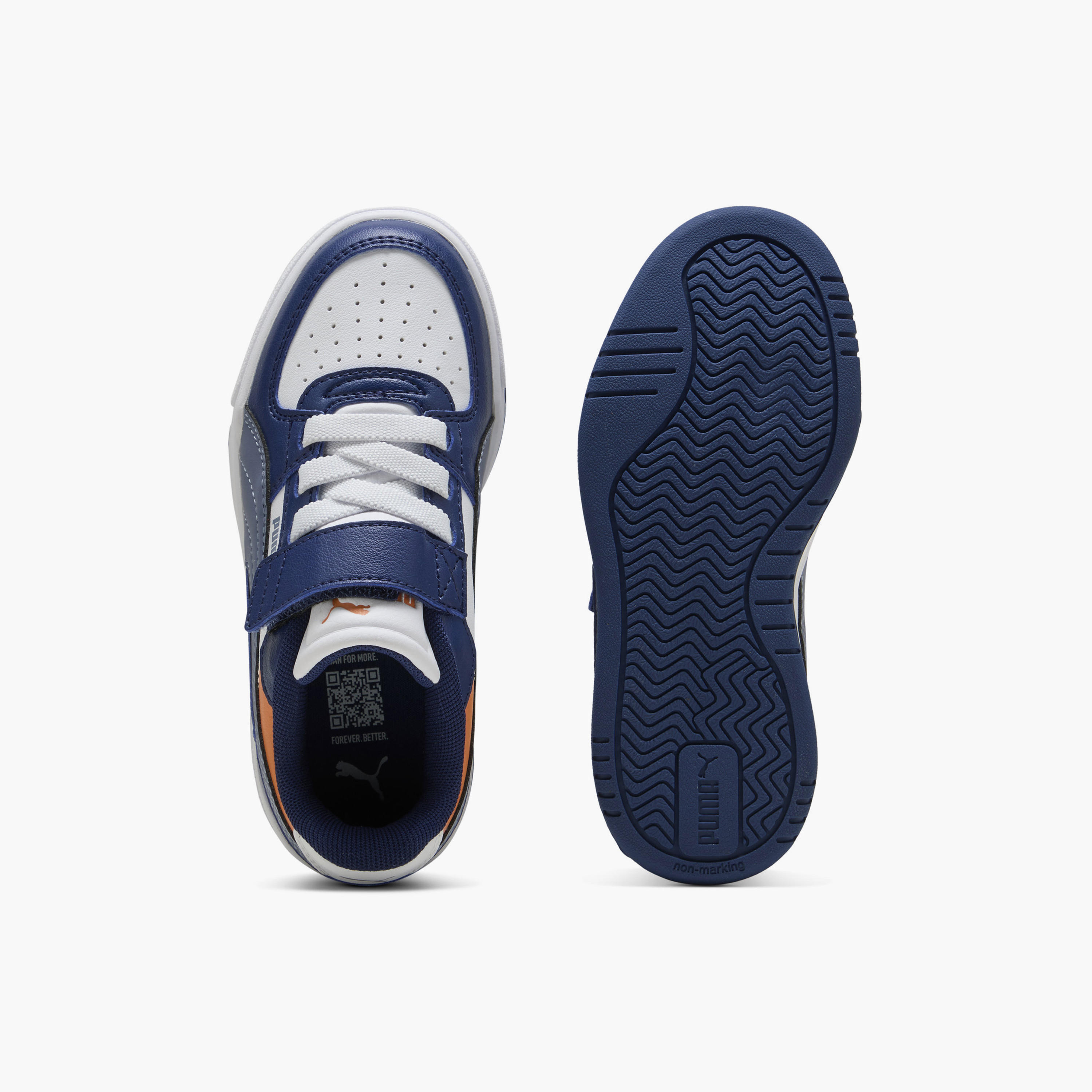 Puma Boys Caven III Block Hook & Loop Sneakers-sports-boys-shoes-image-4