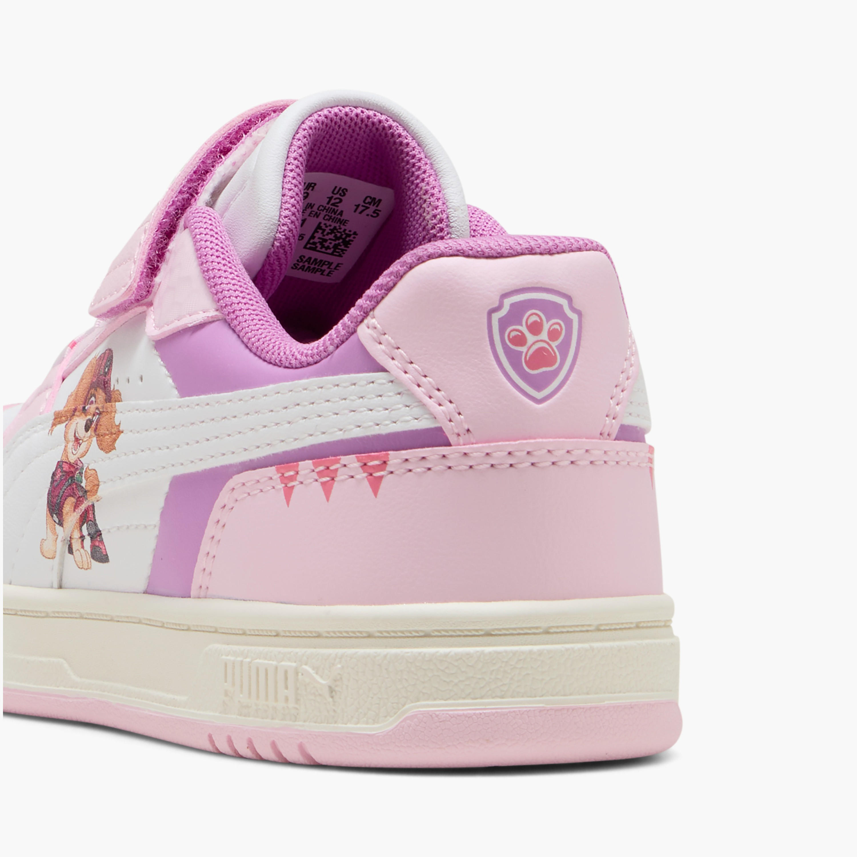 Puma Girls Caven III Paw Patrol Hook & Loop Ankle Sneakers-girls-shoes-sneakers-image-2