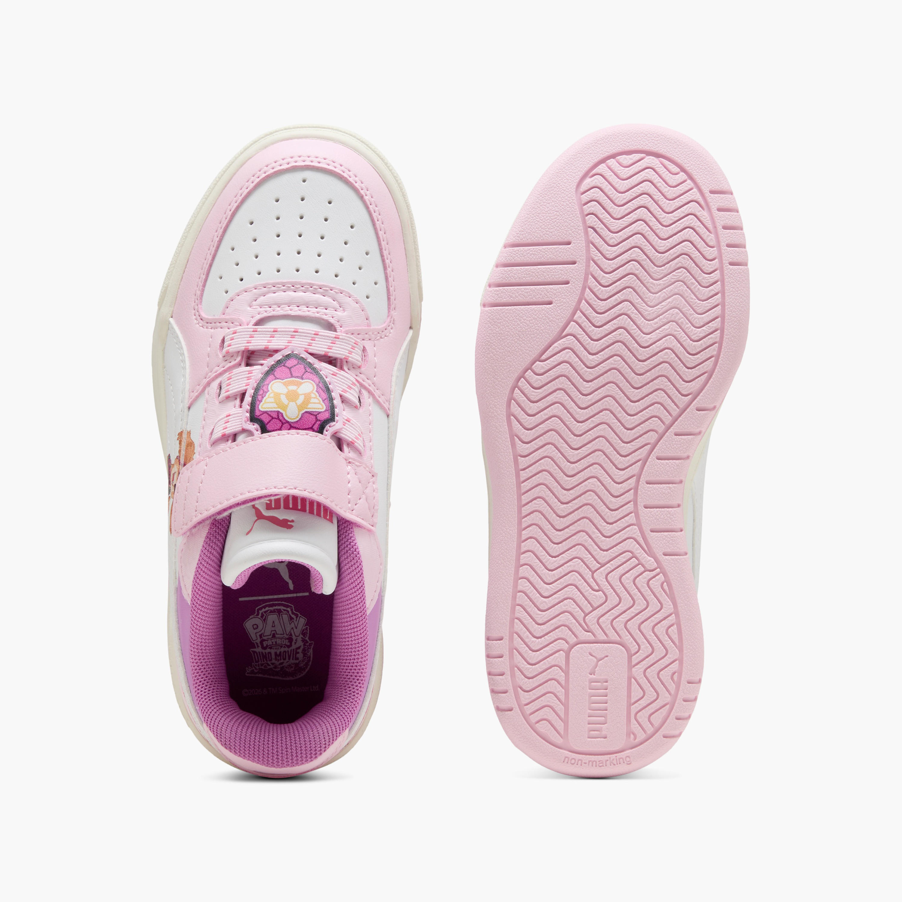 Puma Girls Caven III Paw Patrol Hook & Loop Ankle Sneakers-girls-shoes-sneakers-image-4