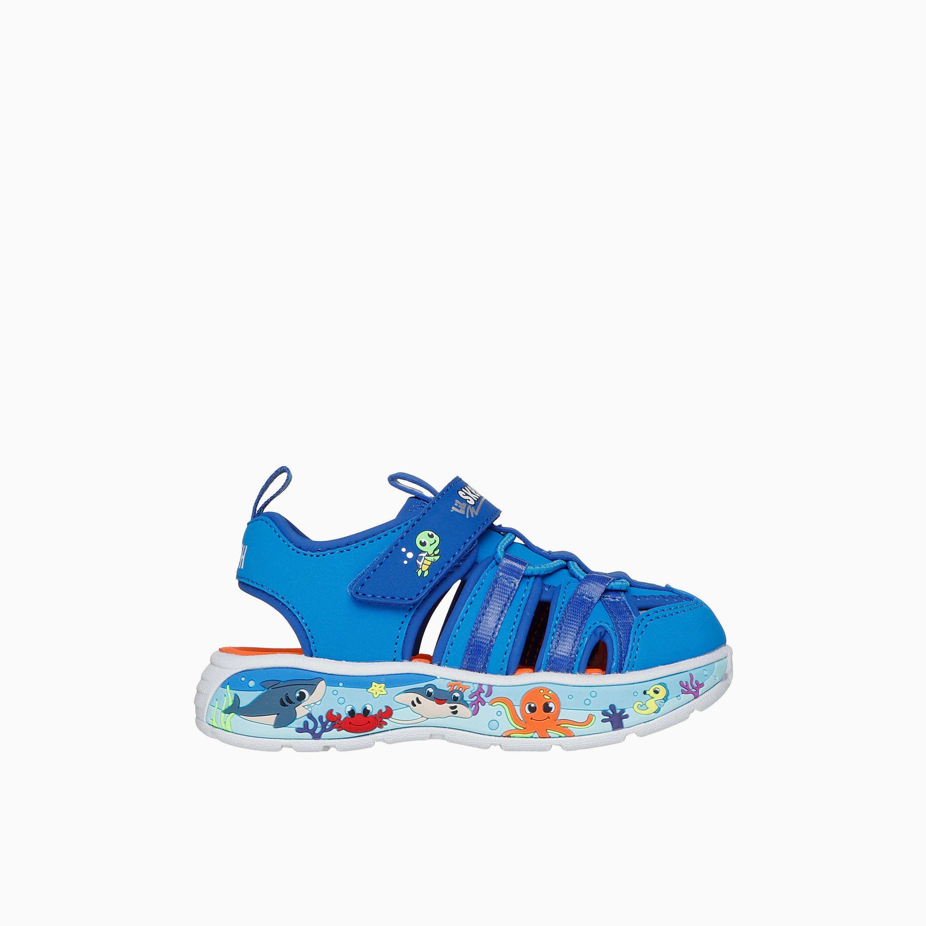 Skechers PLAY SCENE SPLASH Sandals with Hook & Loop Sandals - 407041N-LTBL-CP-baby-boys-shoes-sandals-image-3