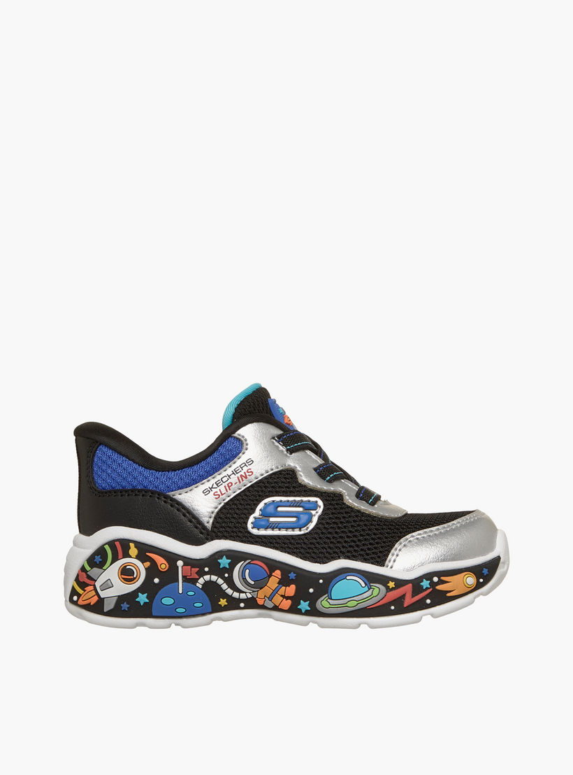 Skechers Boy's Play Scene Slip-On Sneakers-sports-boys-shoes-image-2