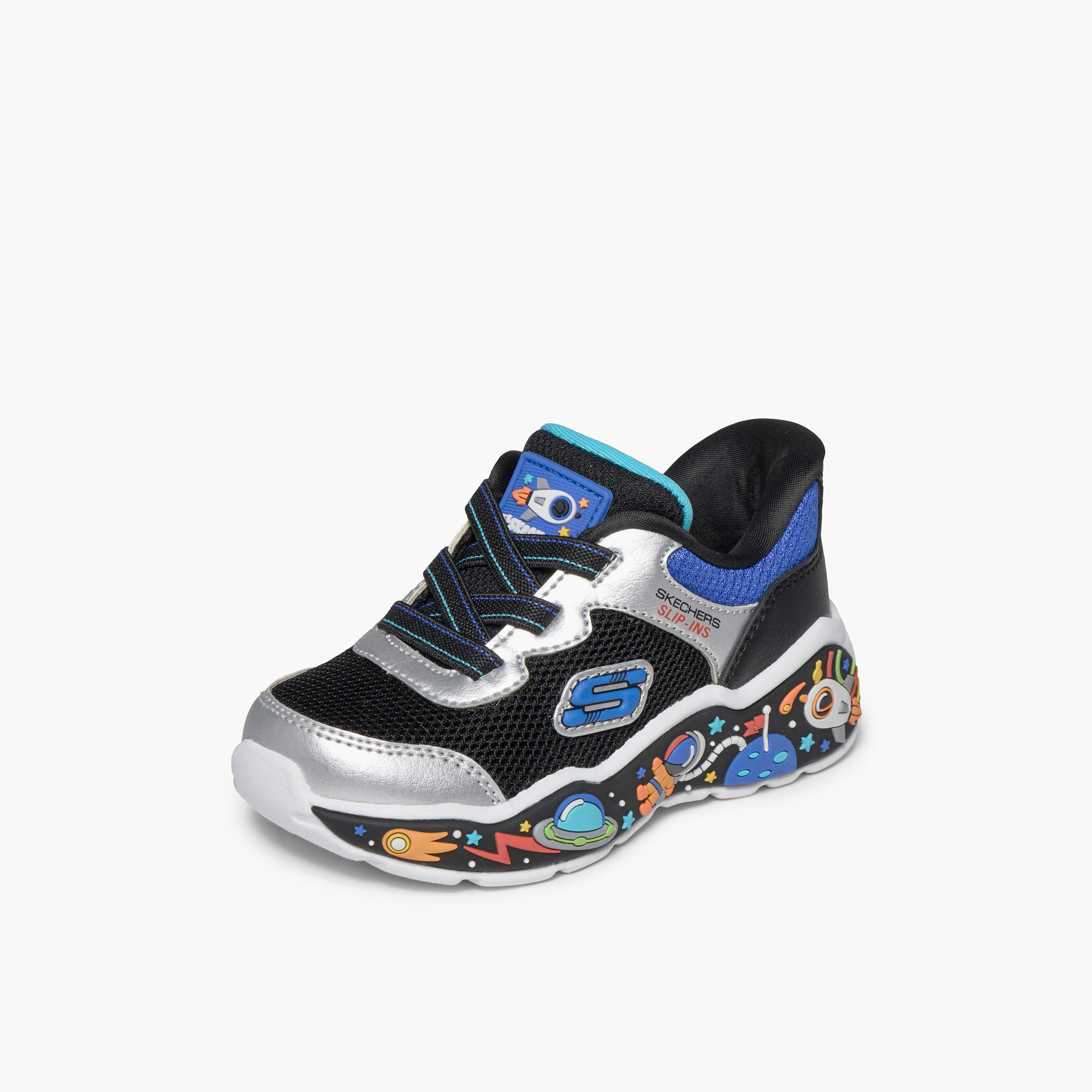 Skechers Boy's Play Scene Slip-On Sneakers-sports-boys-shoes-image-3