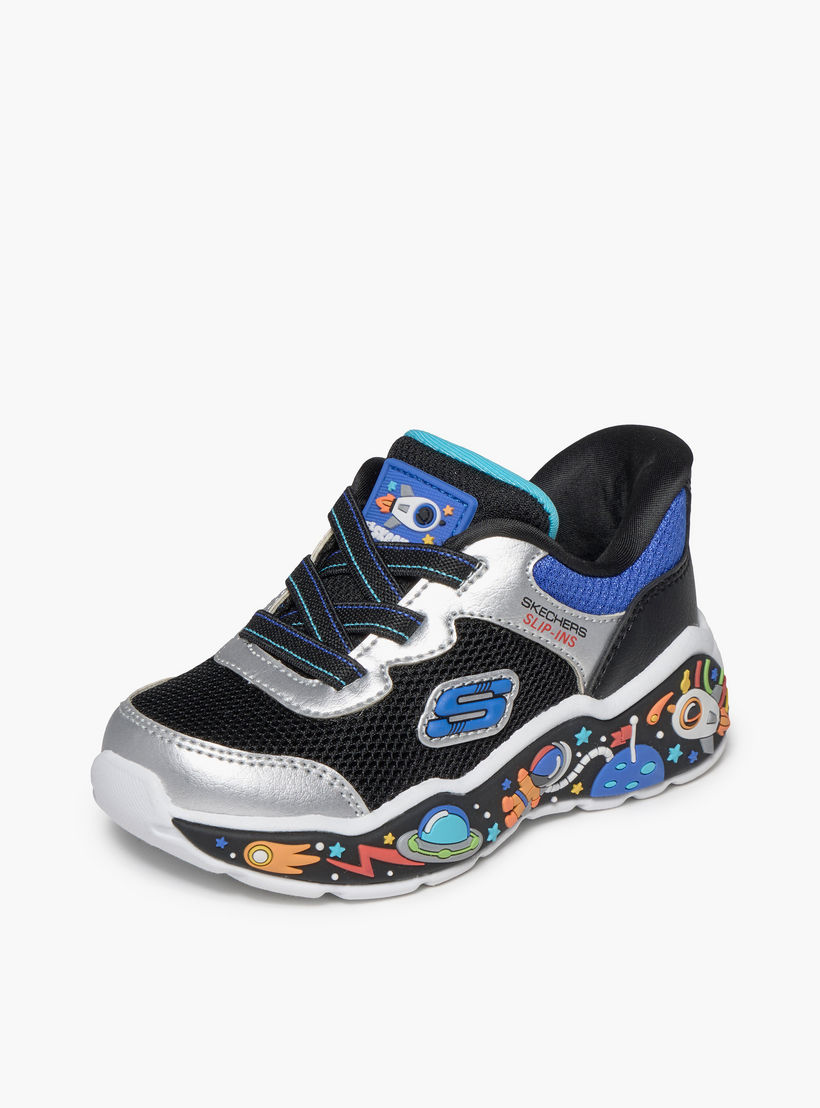 Skechers Boy's Play Scene Slip-On Sneakers-sports-boys-shoes-image-3