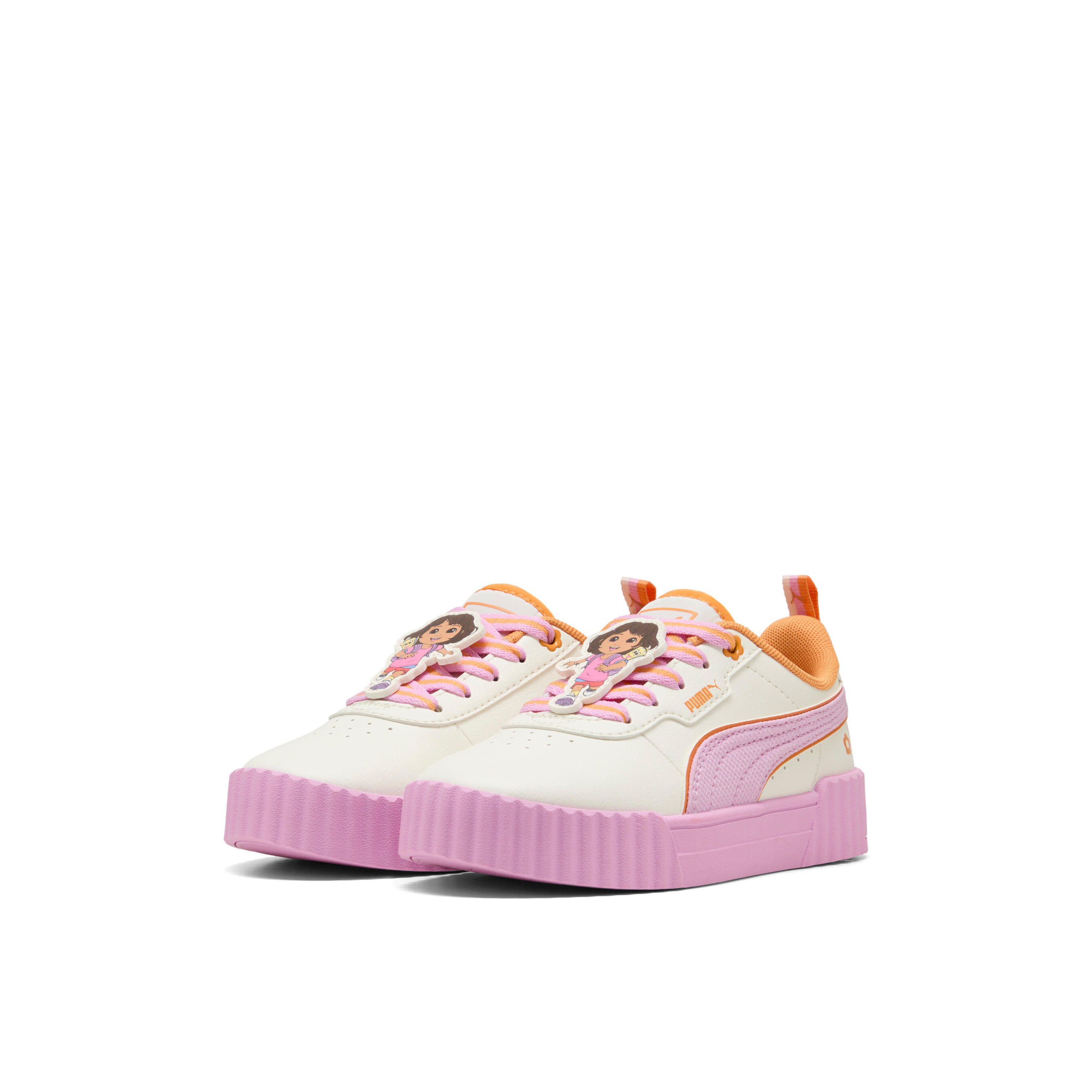PUMA Girls Carina 3.0 DORA PS Lace-Up Sneakers-girls-shoes-sneakers-image-1