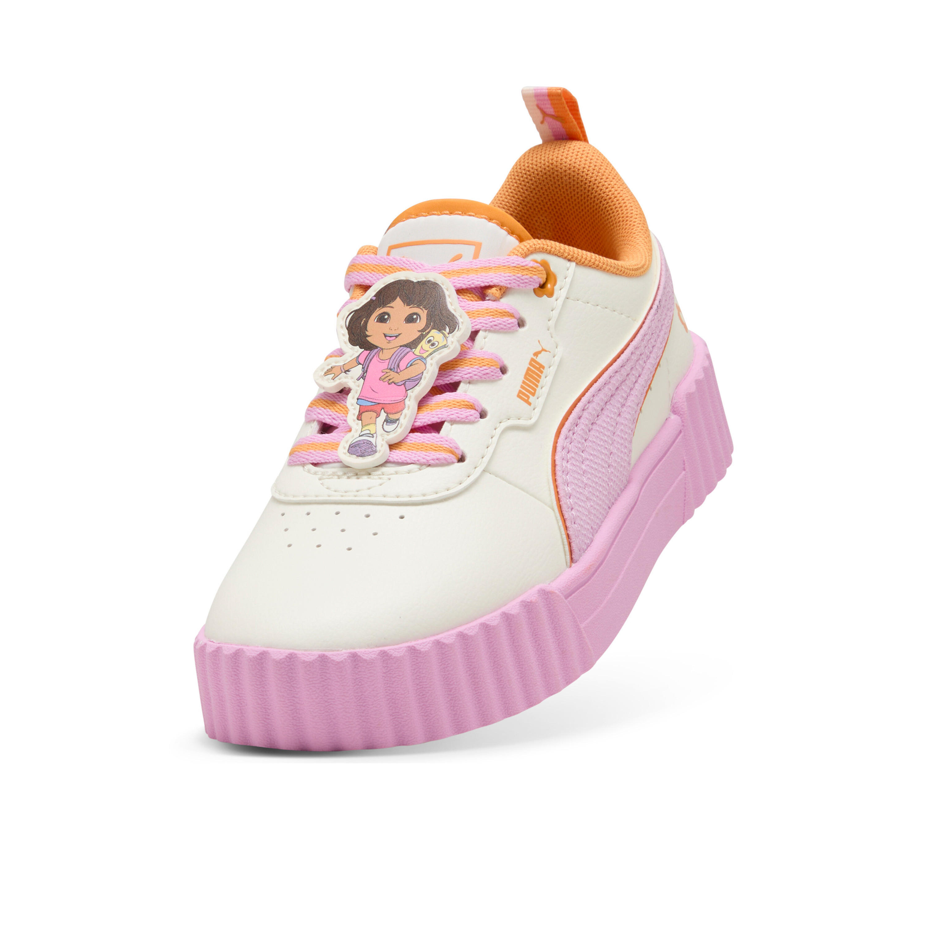 PUMA Girls Carina 3.0 DORA PS Lace-Up Sneakers-girls-shoes-sneakers-image-4