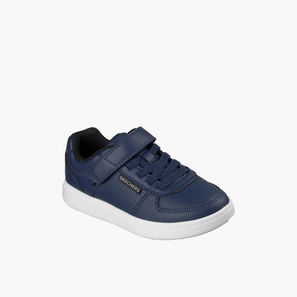 Skechers Boys QUICK STREET LITE Hook & Loop Running Shoes - 418032L-NVY-CP-sports-boys-shoes-image-1