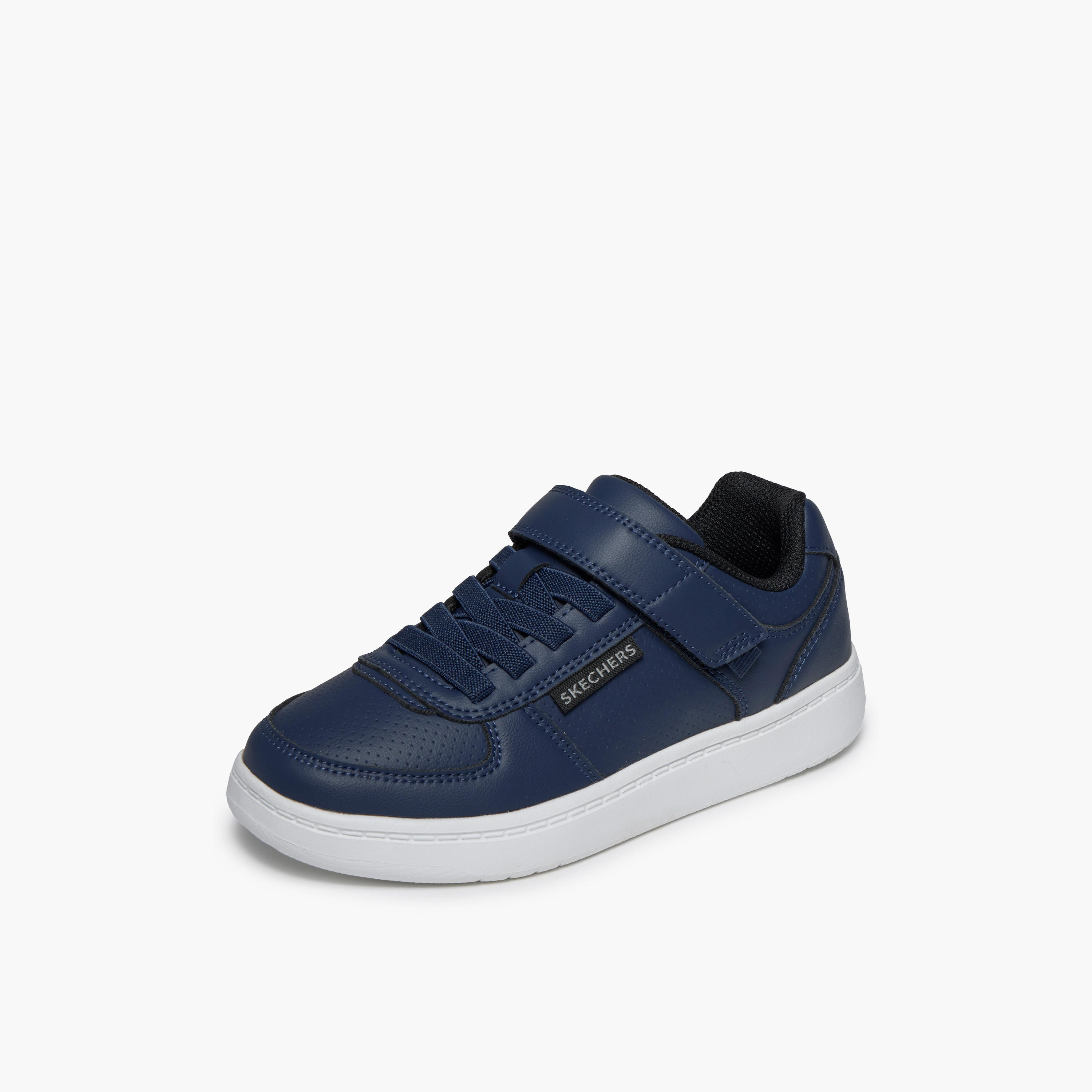 Skechers Boys QUICK STREET LITE Hook & Loop Running Shoes - 418032L-NVY-CP-sports-boys-shoes-image-4