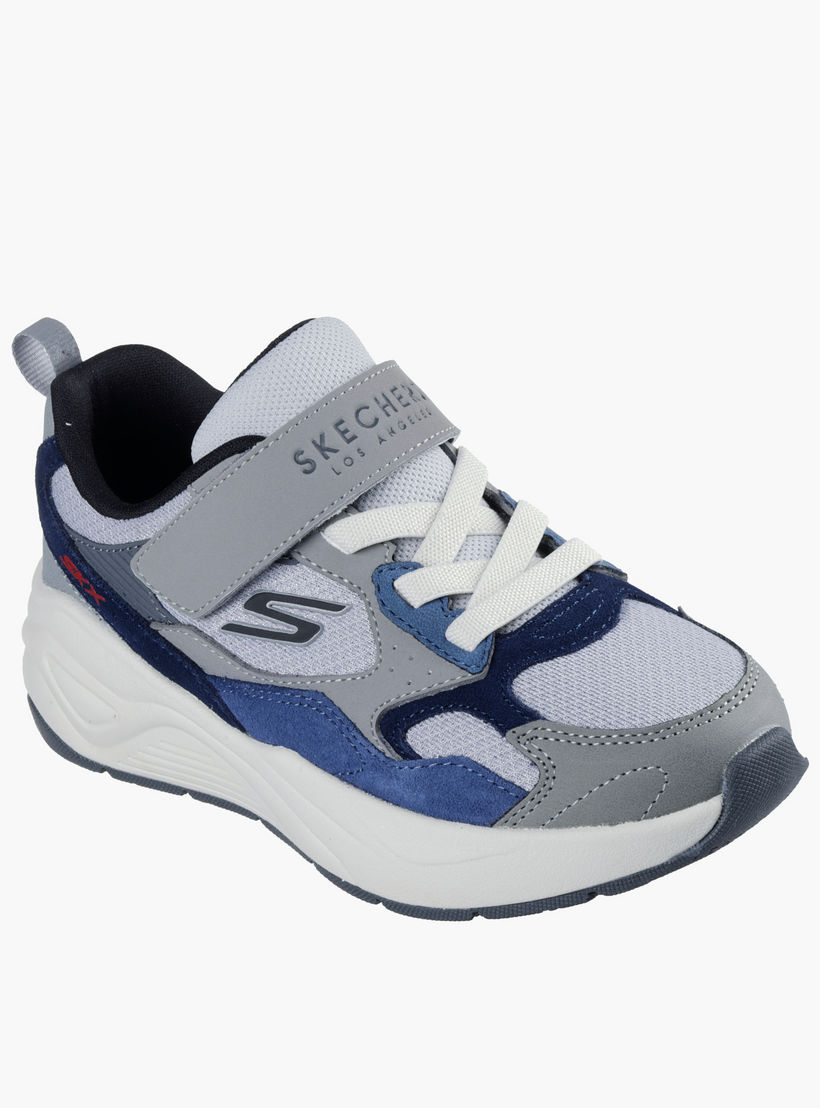 Skechers Boys NOVA JOGGER Panelled Hook & Loop Sports Shoes-boys-shoes-sneakers-image-2