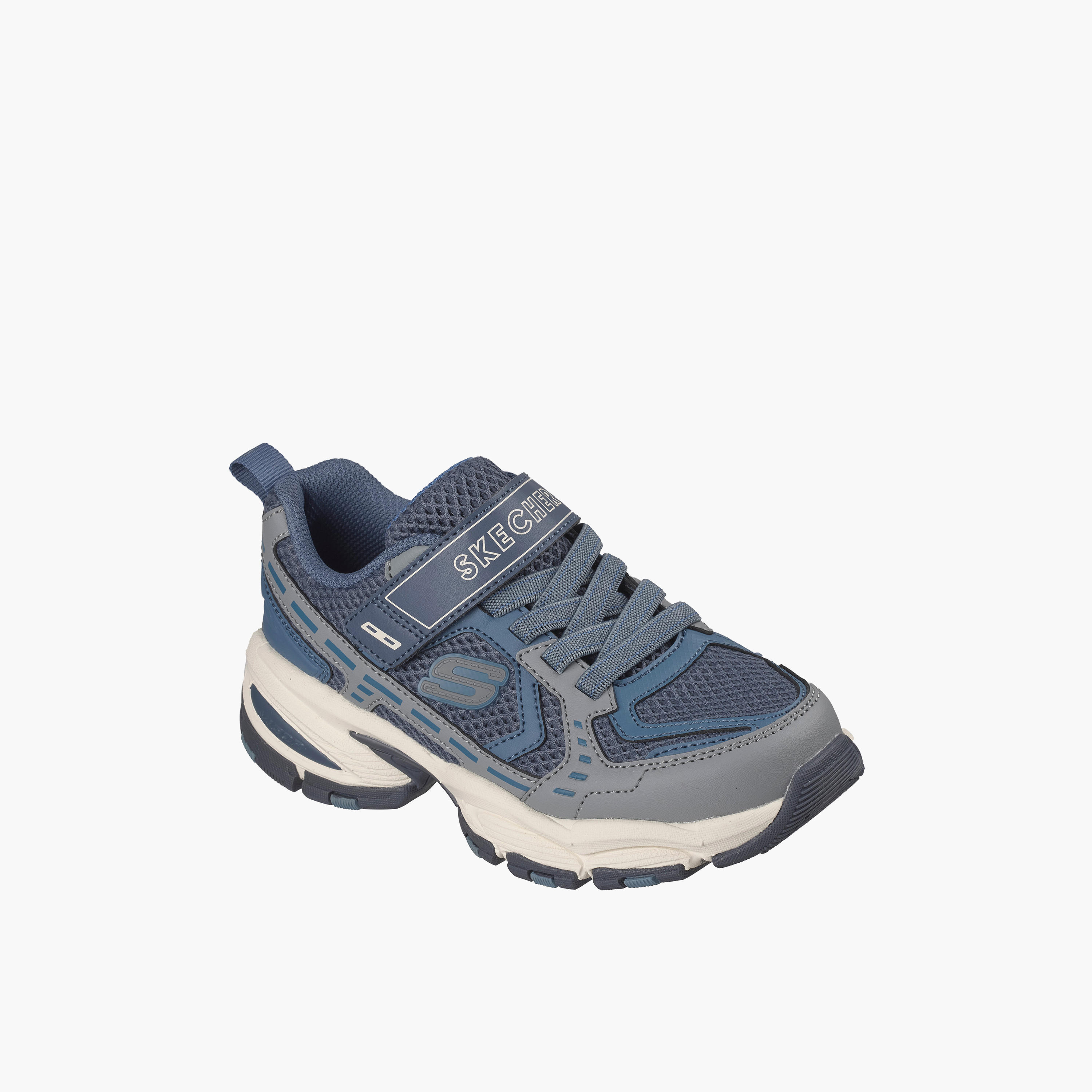 حذاء سنيكرز بشريط إغلاق لاصق فيجور 3.0 للأولاد من سكيتشرز-sports-boys-shoes-image-1