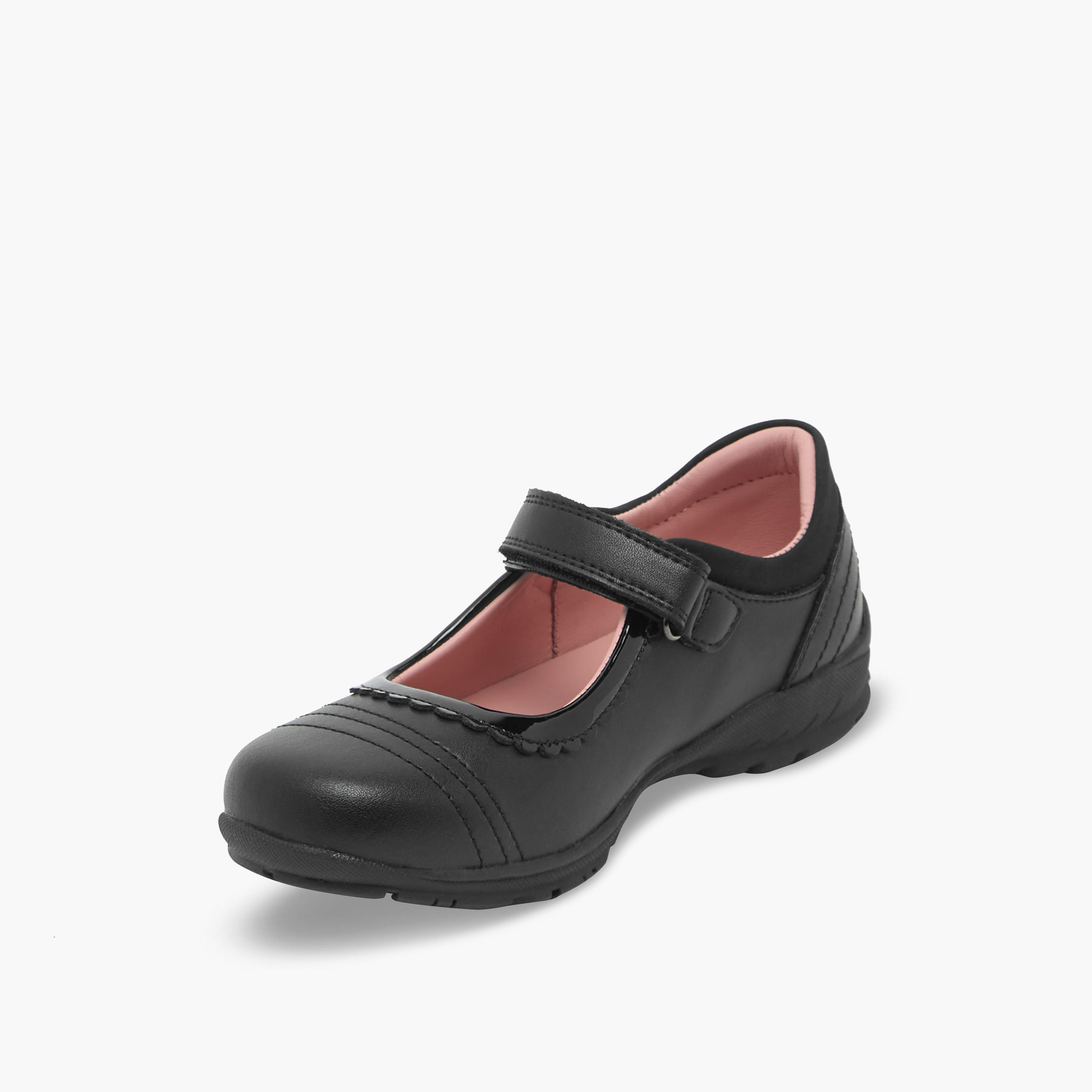 Juniors Girls Hook & Loop Mary Jane School Shoes-girls-shoes-maryjanes-image-4