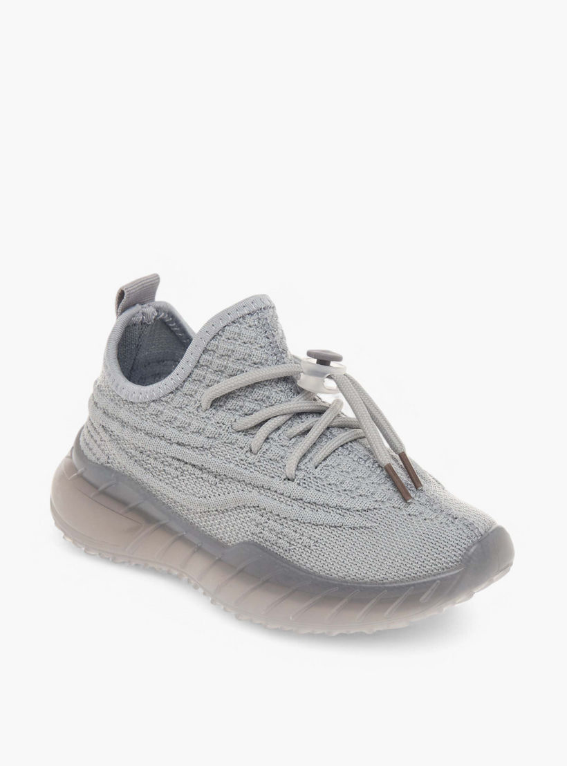 Oaklan by Shoexpress Kids Monotone Sports Shoes with Lace-Up Closure-sports-boys-shoes-image-2