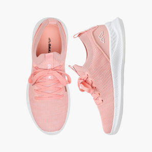 Oaklan by Shoexpress Textured Sports Shoes with Lace-Up Closure-women-image-1