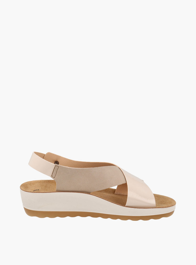 صندل بكعب ويدج وبحزام متقاطع وإبزيم إغلاق من فلاي فلوت-women-shoes-sandals-heeled-image-5