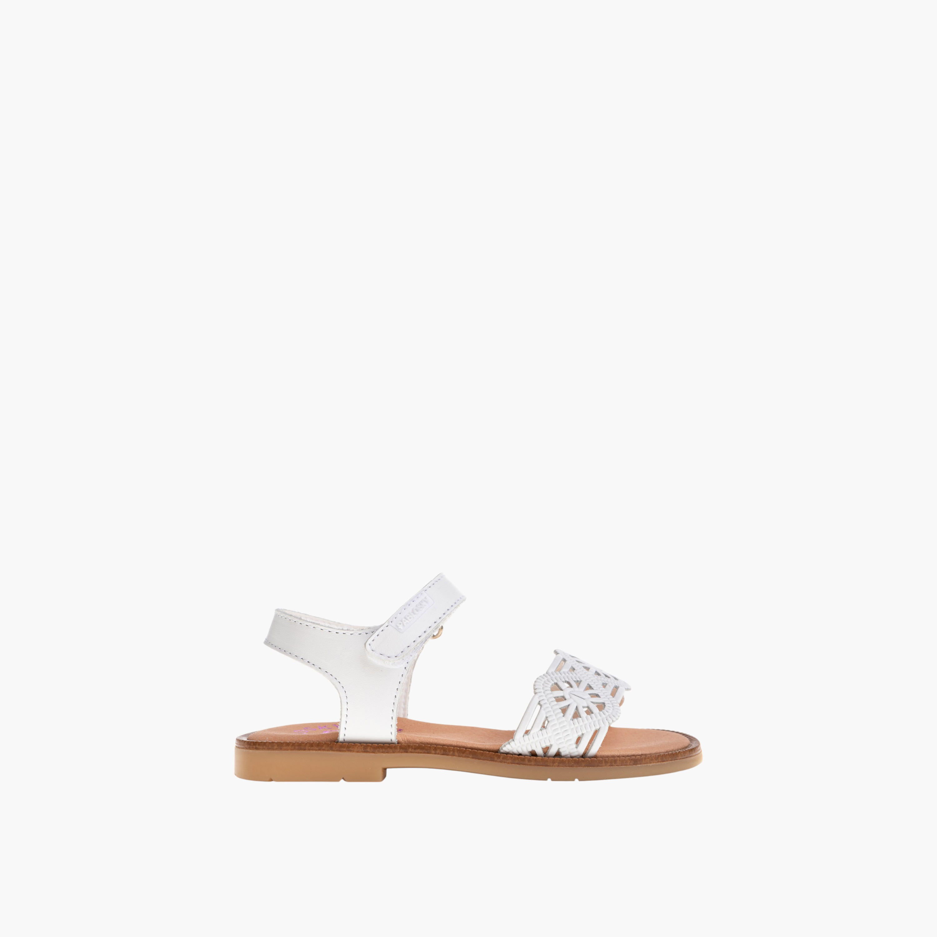 Pablosky Girls' Strap Sandals with Hook and Loop Closure-girls-shoes-sandals-image-2