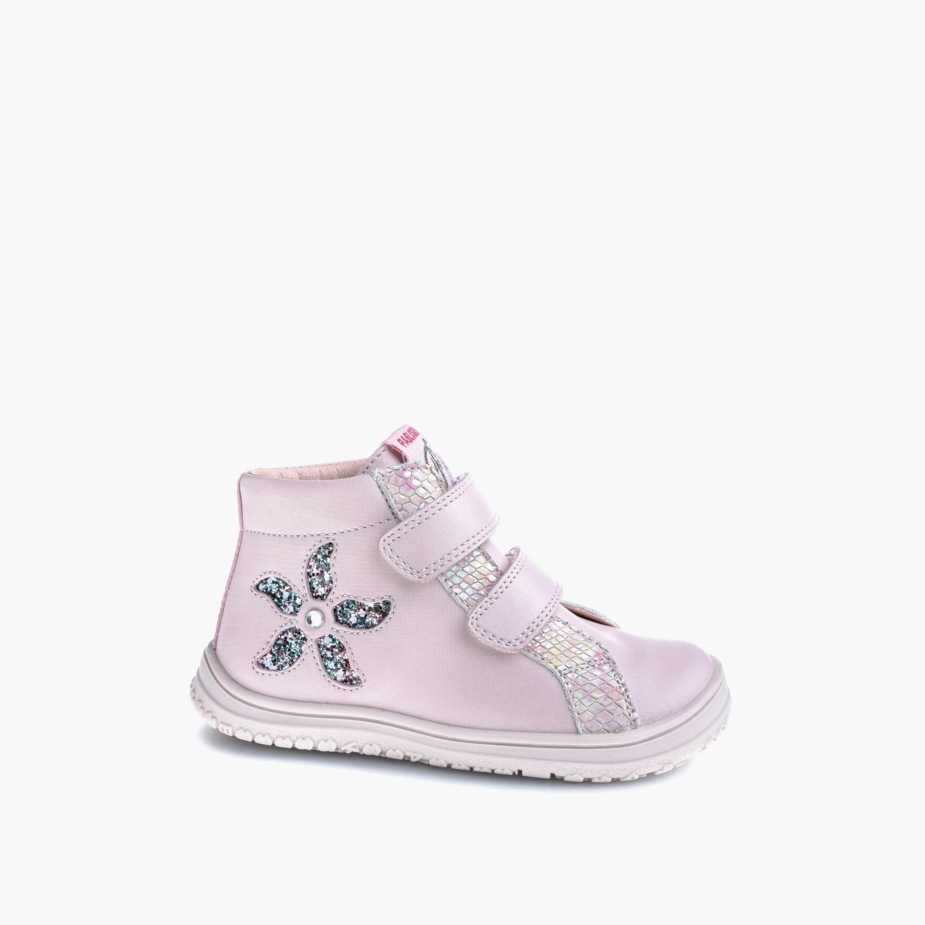 Pablosky Girls' High Top Boots with Hook and Loop Closure - 445675-J-girls-shoes-boots-image-1