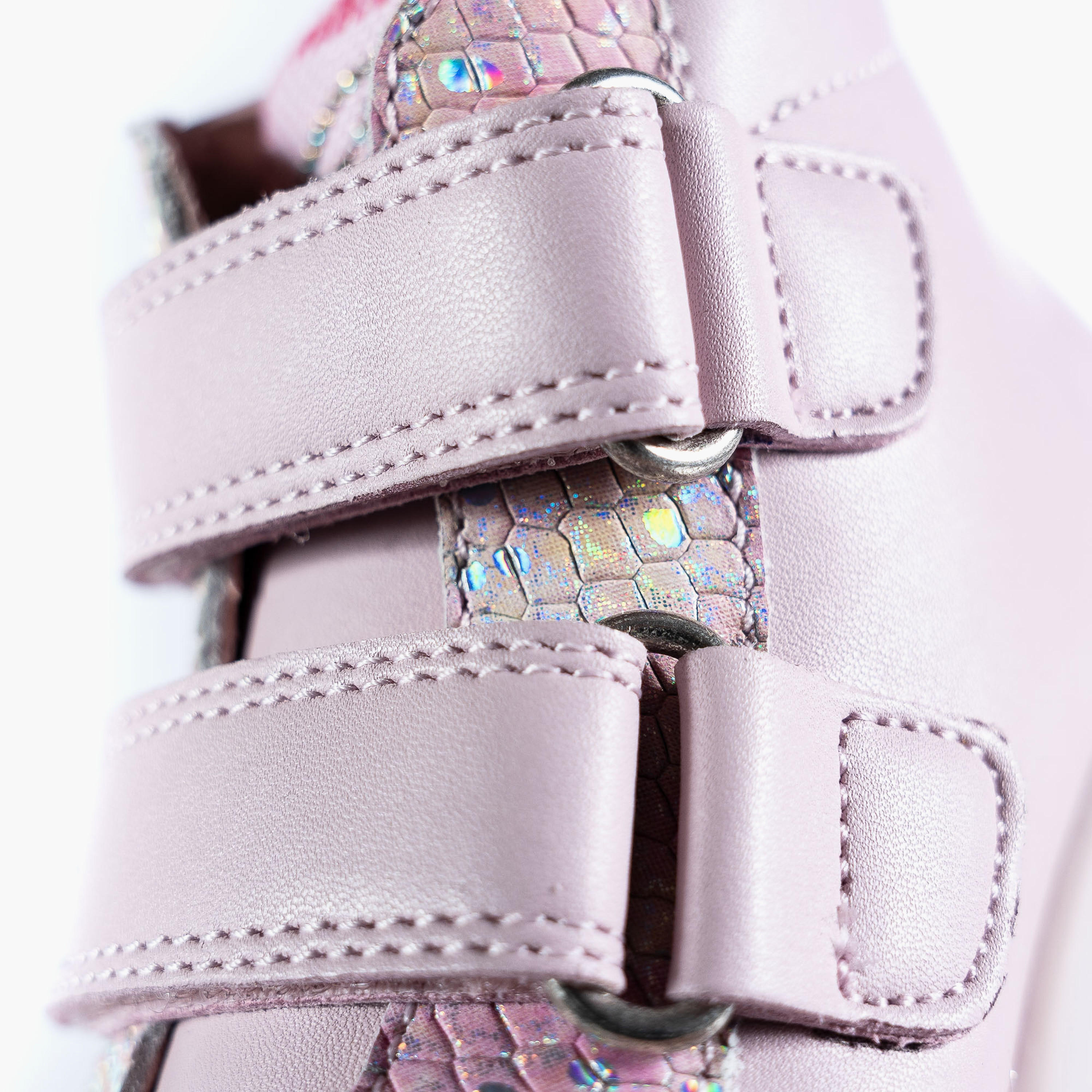 Pablosky Girls' High Top Boots with Hook and Loop Closure - 445675-J-girls-shoes-boots-image-7