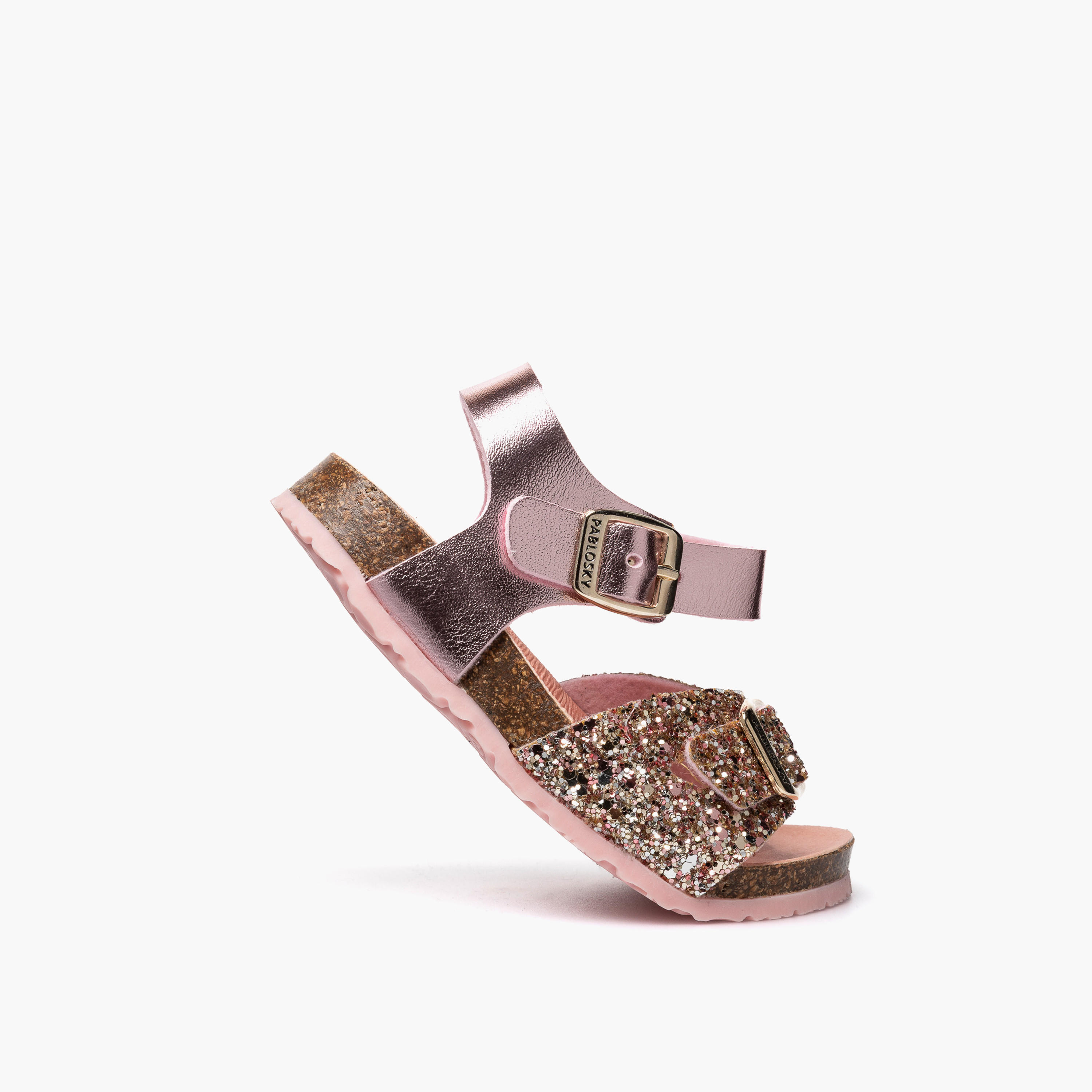 Pablosky Girls Glitter Detail Sandals-girls-shoes-sandals-image-5