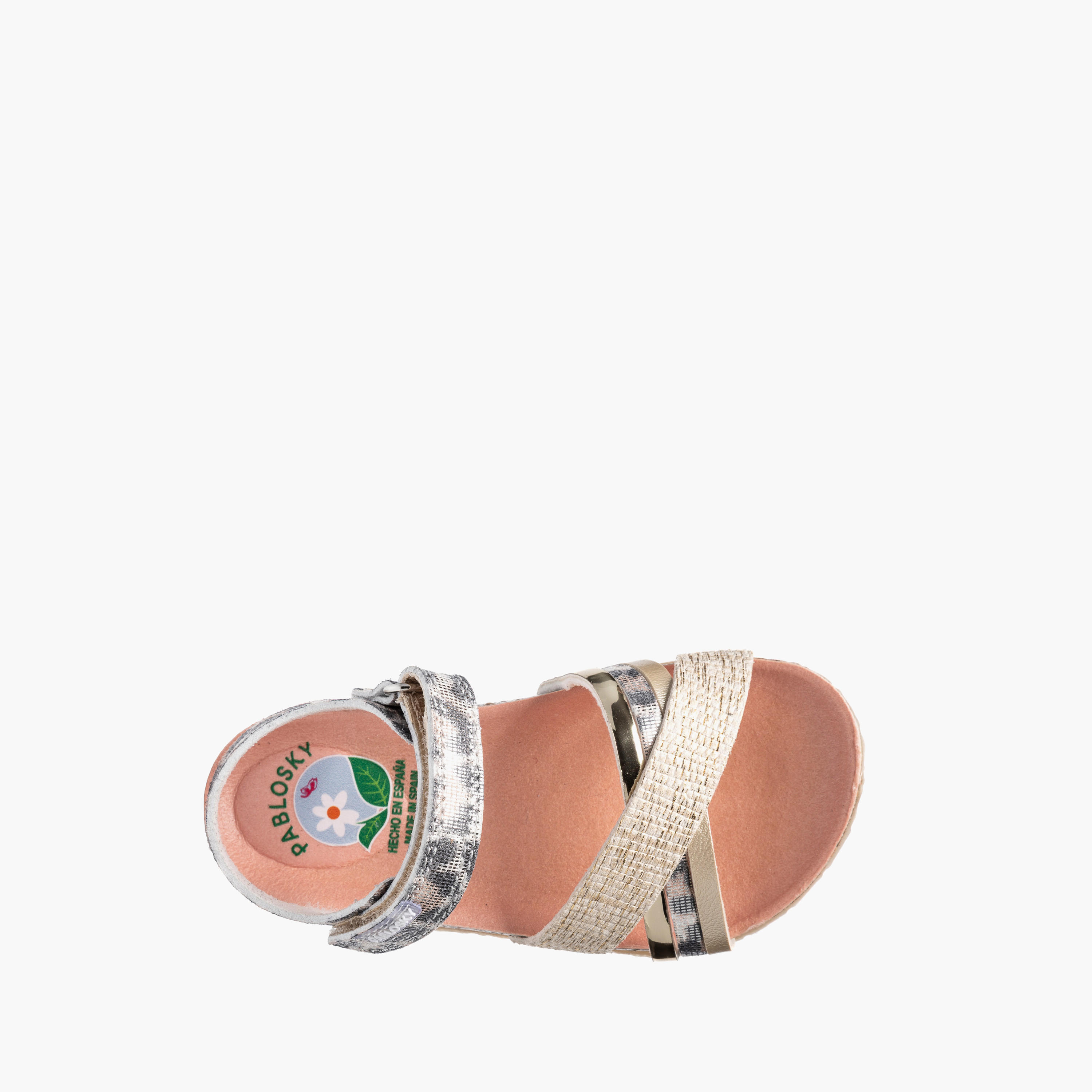 Pablosky Girls Hook and Loop Sandals-girls-shoes-sandals-image-4