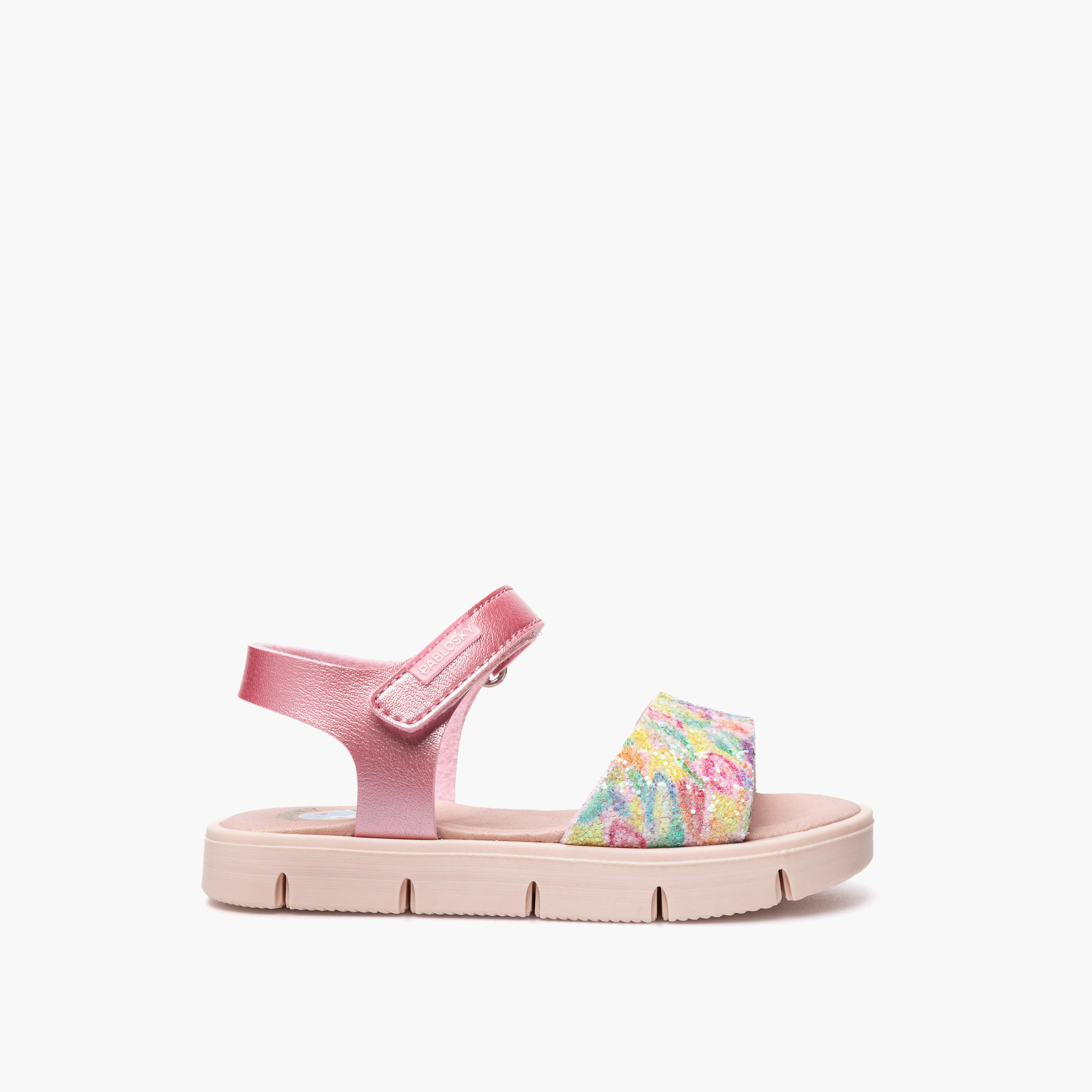صندل بشريط إغلاق لاصق للبنات من بابلوسكي-girls-shoes-sandals-image-2
