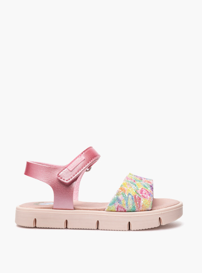 صندل بشريط إغلاق لاصق للبنات من بابلوسكي-girls-shoes-sandals-image-2