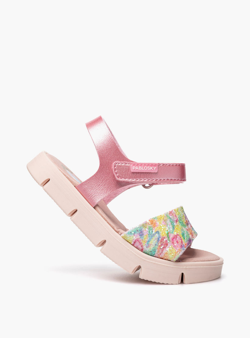 صندل بشريط إغلاق لاصق للبنات من بابلوسكي-girls-shoes-sandals-image-5