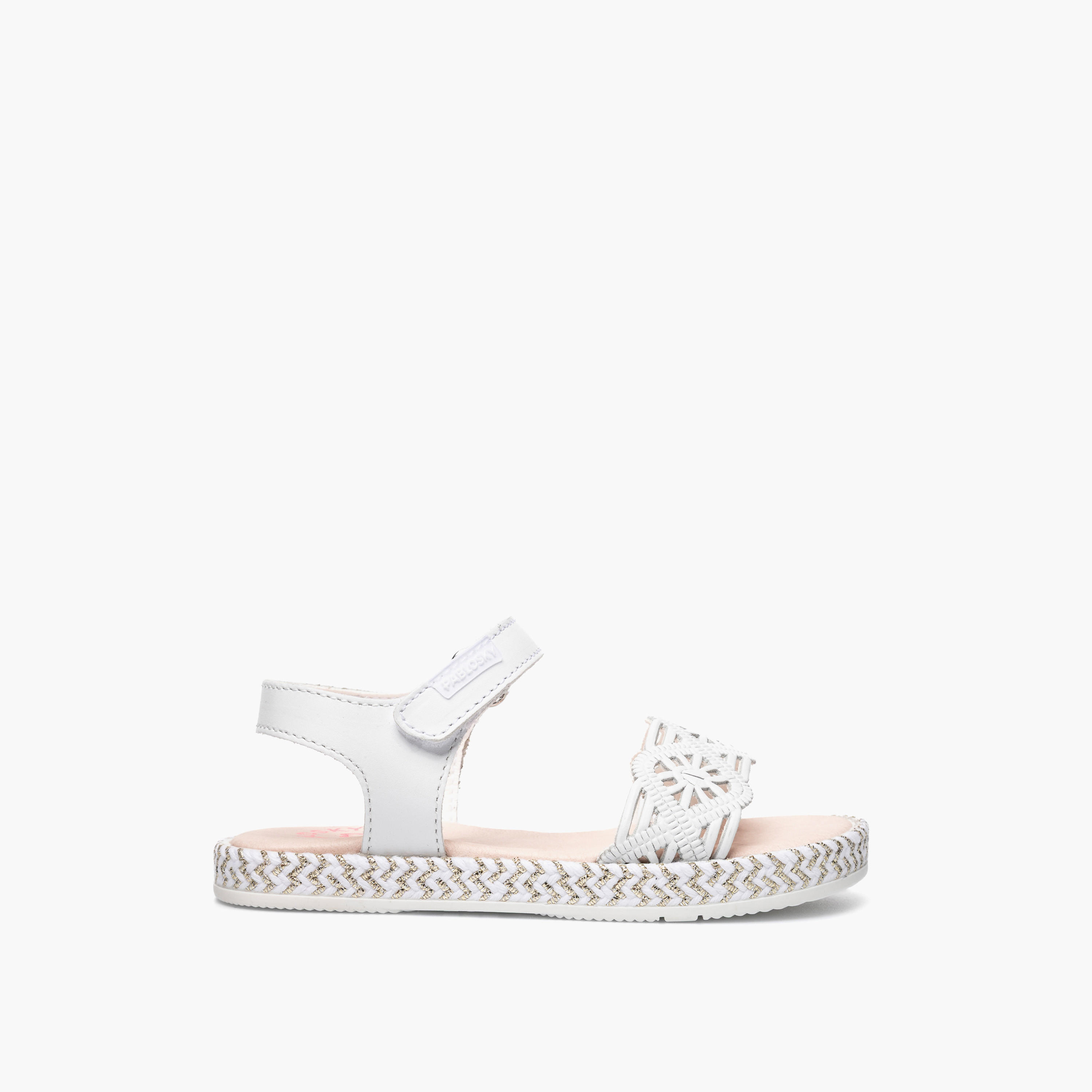 Pablosky Girls Embellished Hook & Loop Sandals-girls-shoes-sandals-image-2