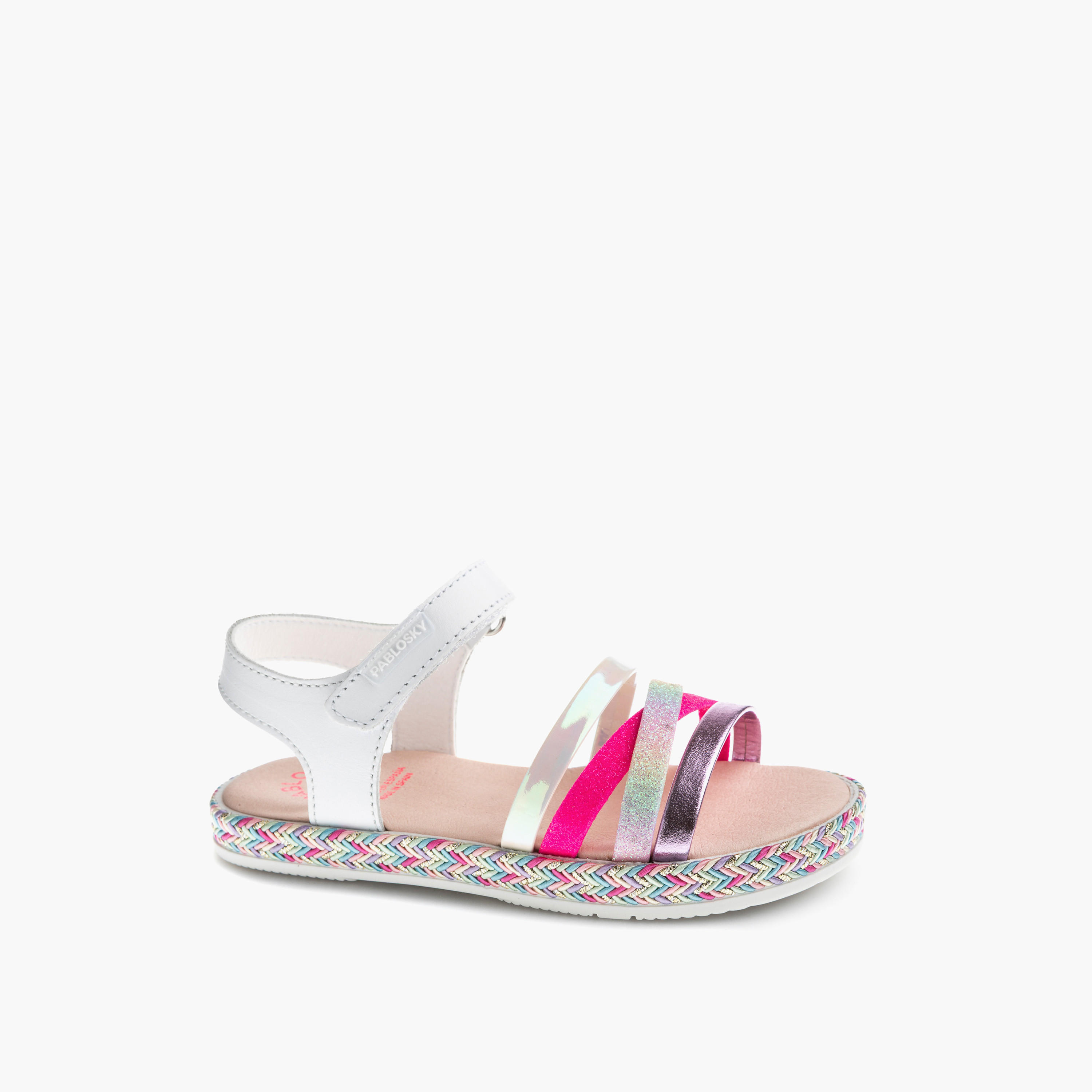 Pablosky Girls Hook and Loop Sandals-girls-shoes-sandals-image-1