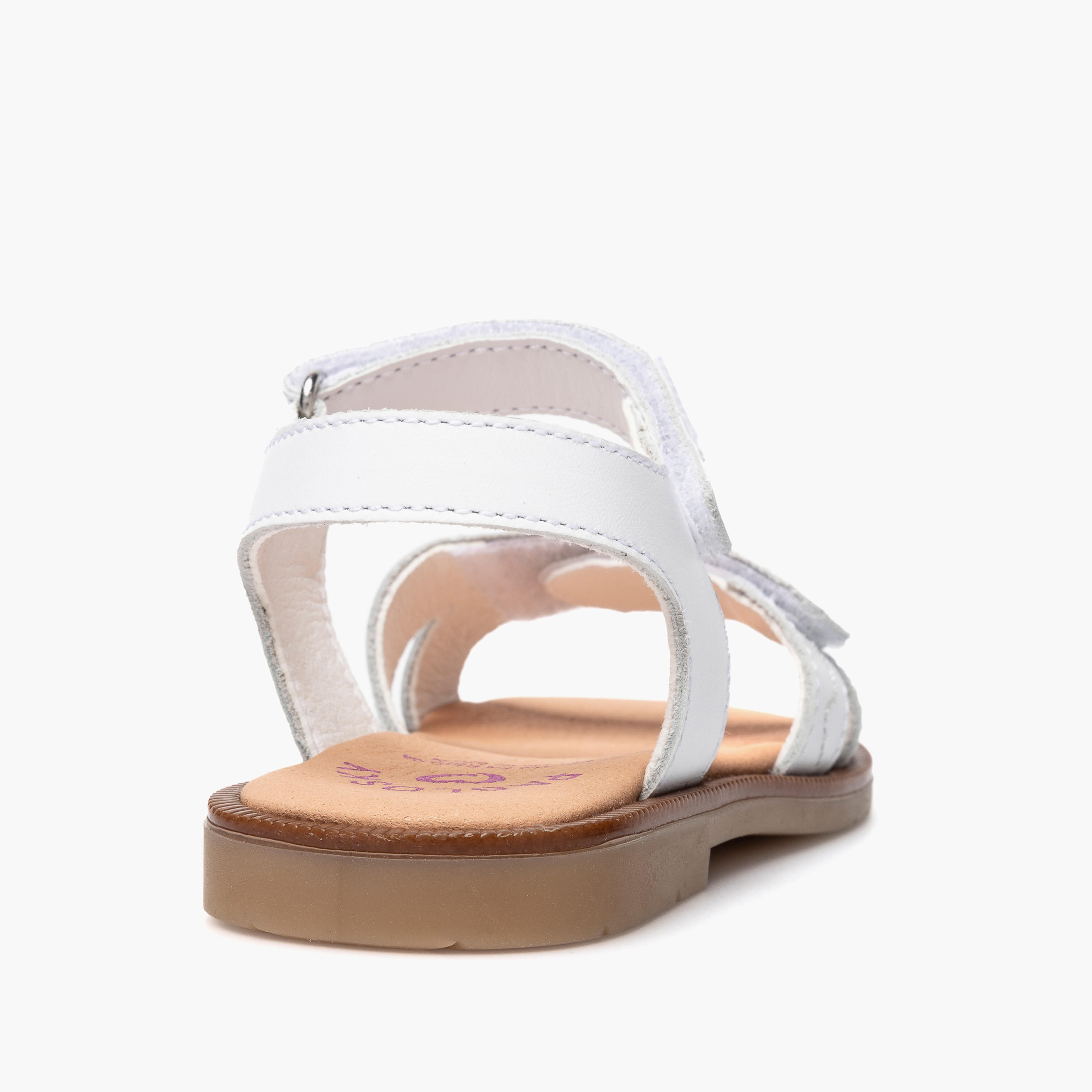صندل جلد بأحزمة وشريط إغلاق لاصق للبنات من بابلوسكي-girls-shoes-sandals-image-3