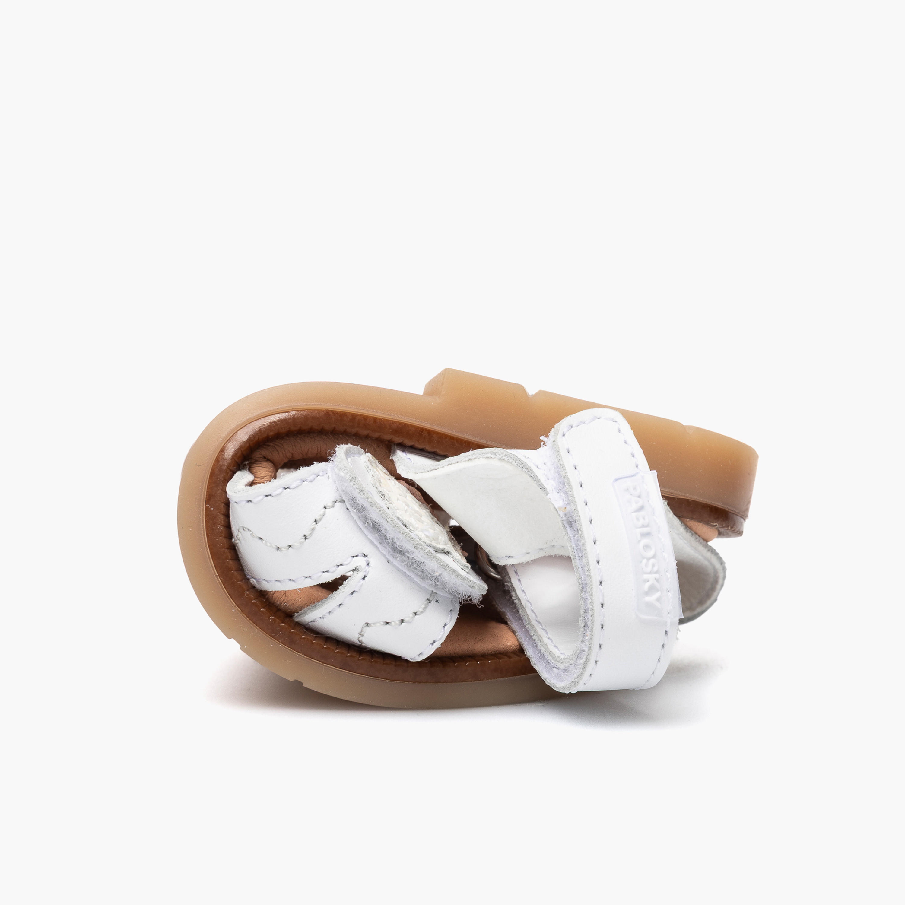 صندل جلد بأحزمة وشريط إغلاق لاصق للبنات من بابلوسكي-girls-shoes-sandals-image-6