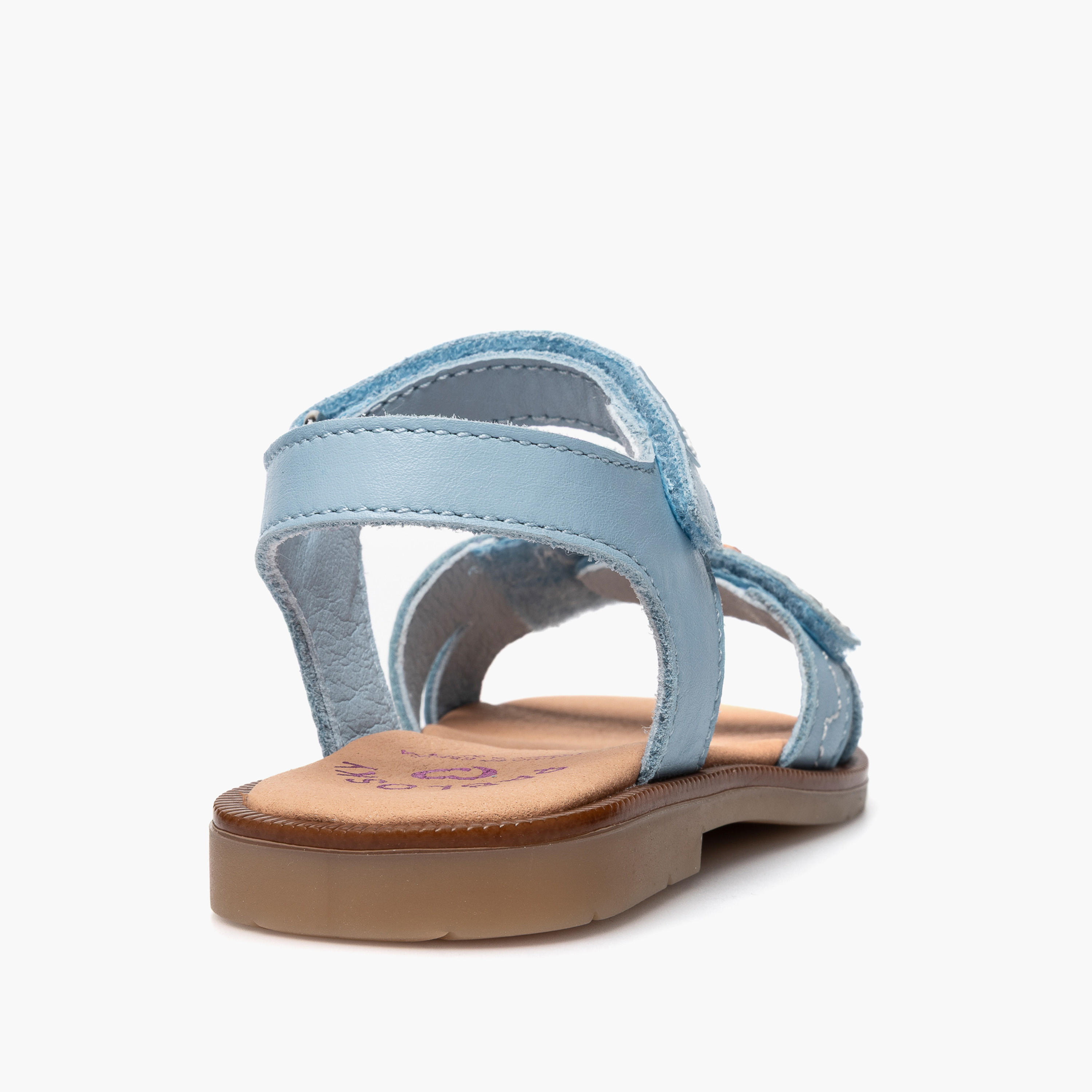 صندل جلد بأحزمة وشريط إغلاق لاصق للبنات من بابلوسكي-girls-shoes-sandals-image-3