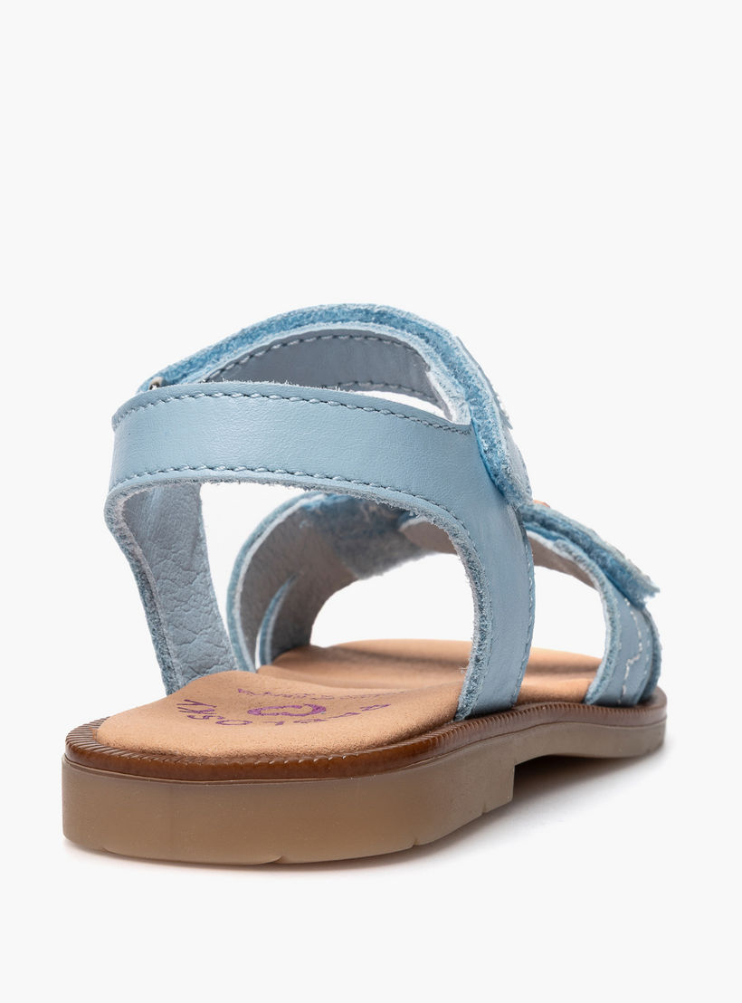 صندل جلد بأحزمة وشريط إغلاق لاصق للبنات من بابلوسكي-girls-shoes-sandals-image-3