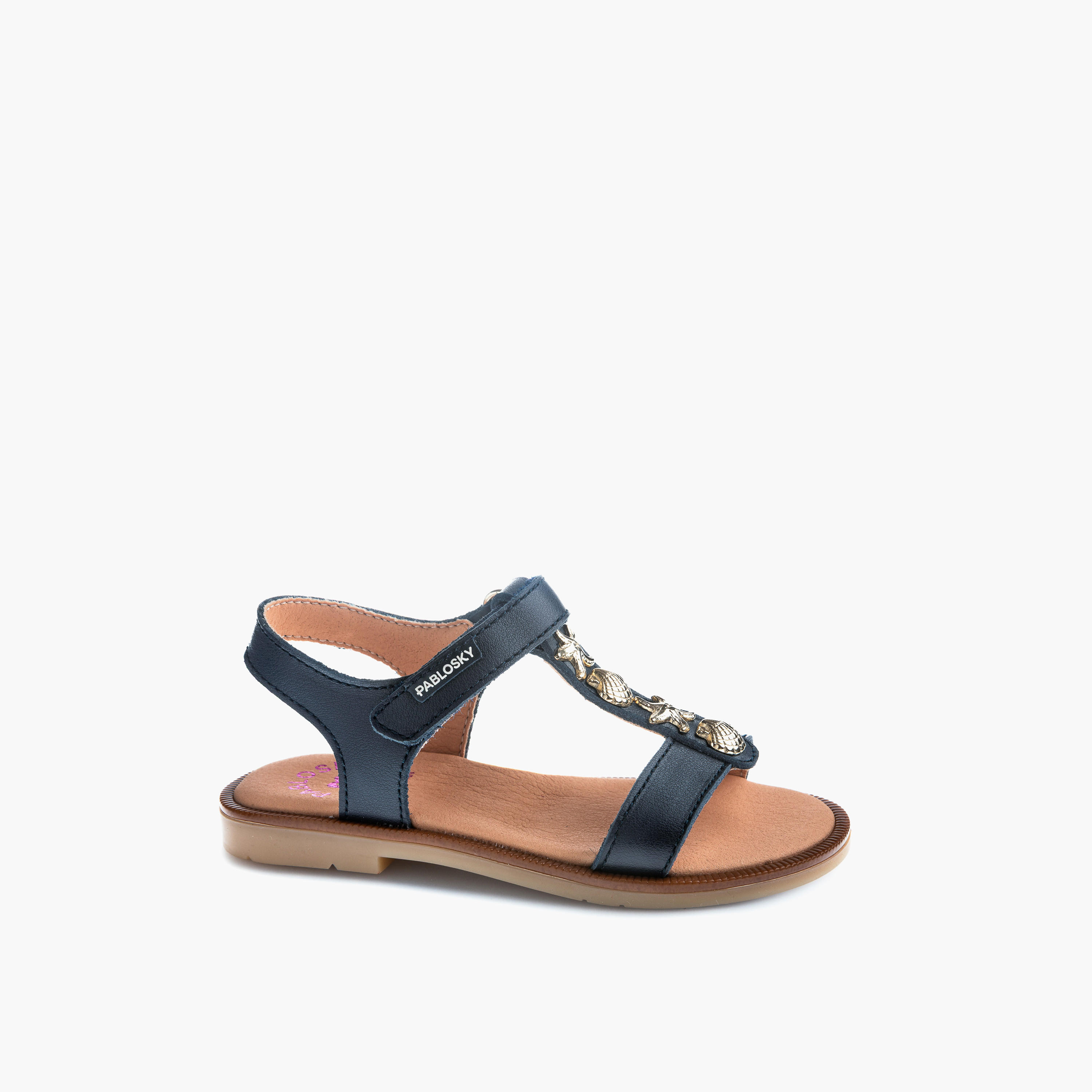 Pablosky Girls Hook and Loop Sandals-girls-shoes-sandals-image-1