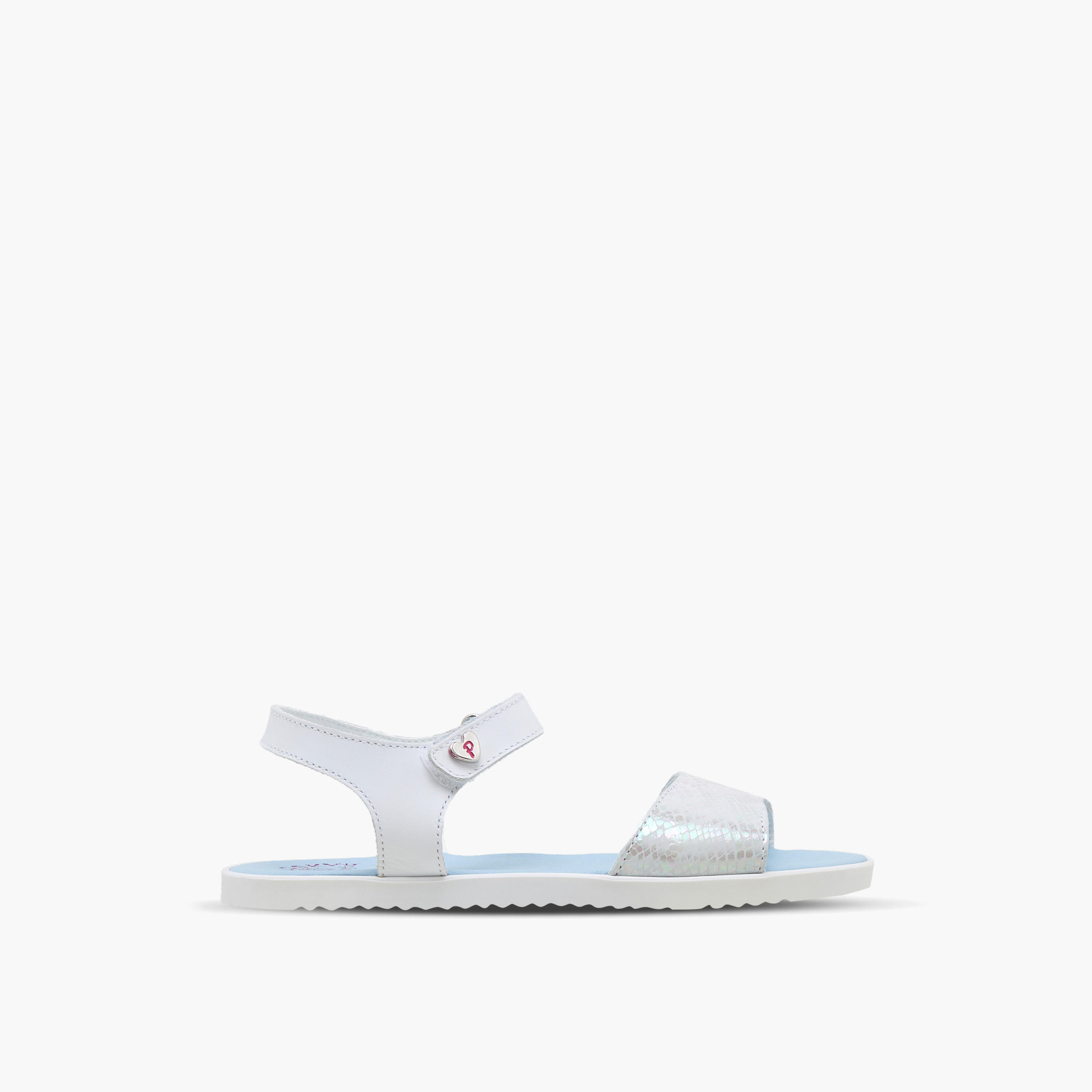صندل ميتاليك بأحزمة وشريط إغلاق لاصق للبنات من بابلوفسكي-girls-shoes-sandals-image-2