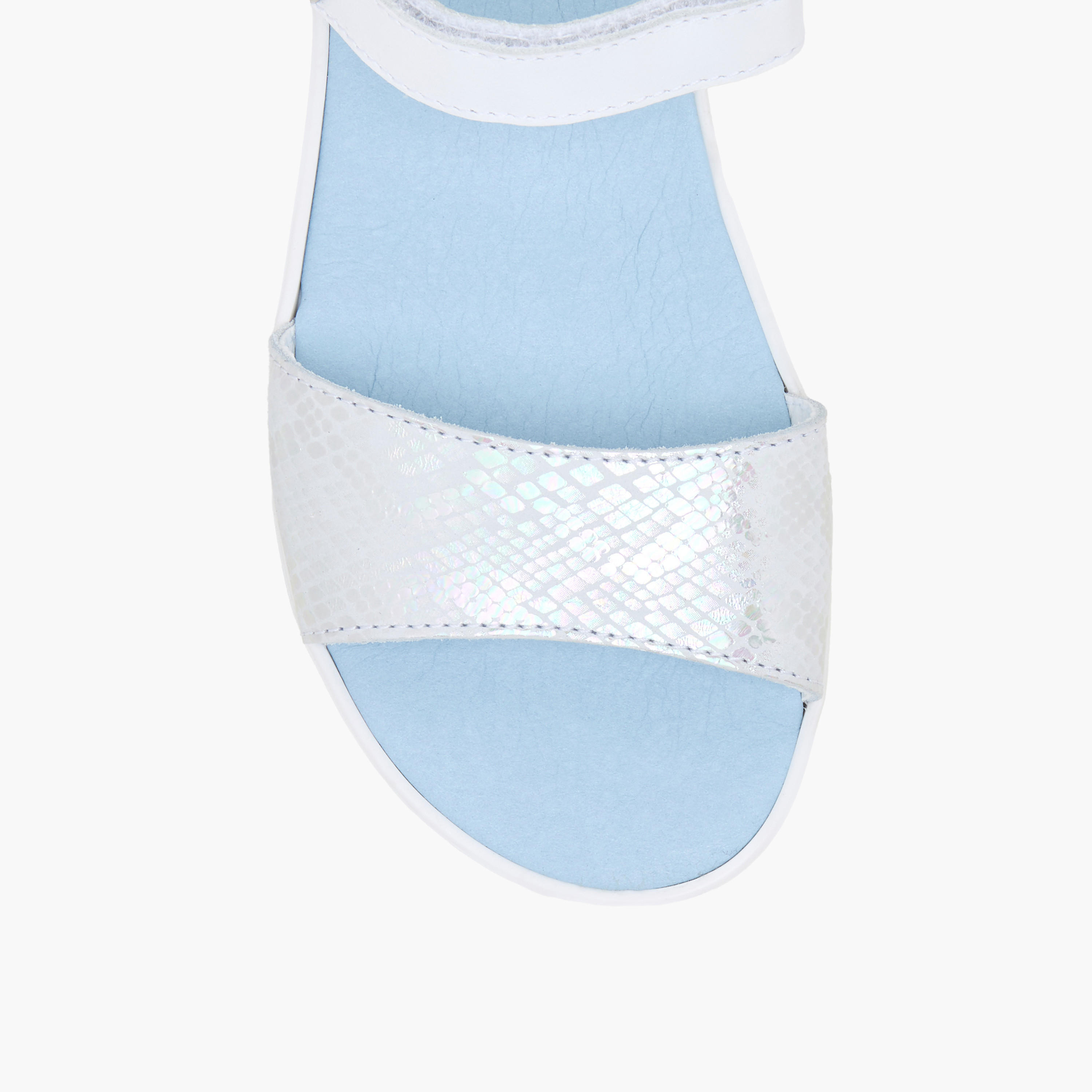 صندل ميتاليك بأحزمة وشريط إغلاق لاصق للبنات من بابلوفسكي-girls-shoes-sandals-image-3