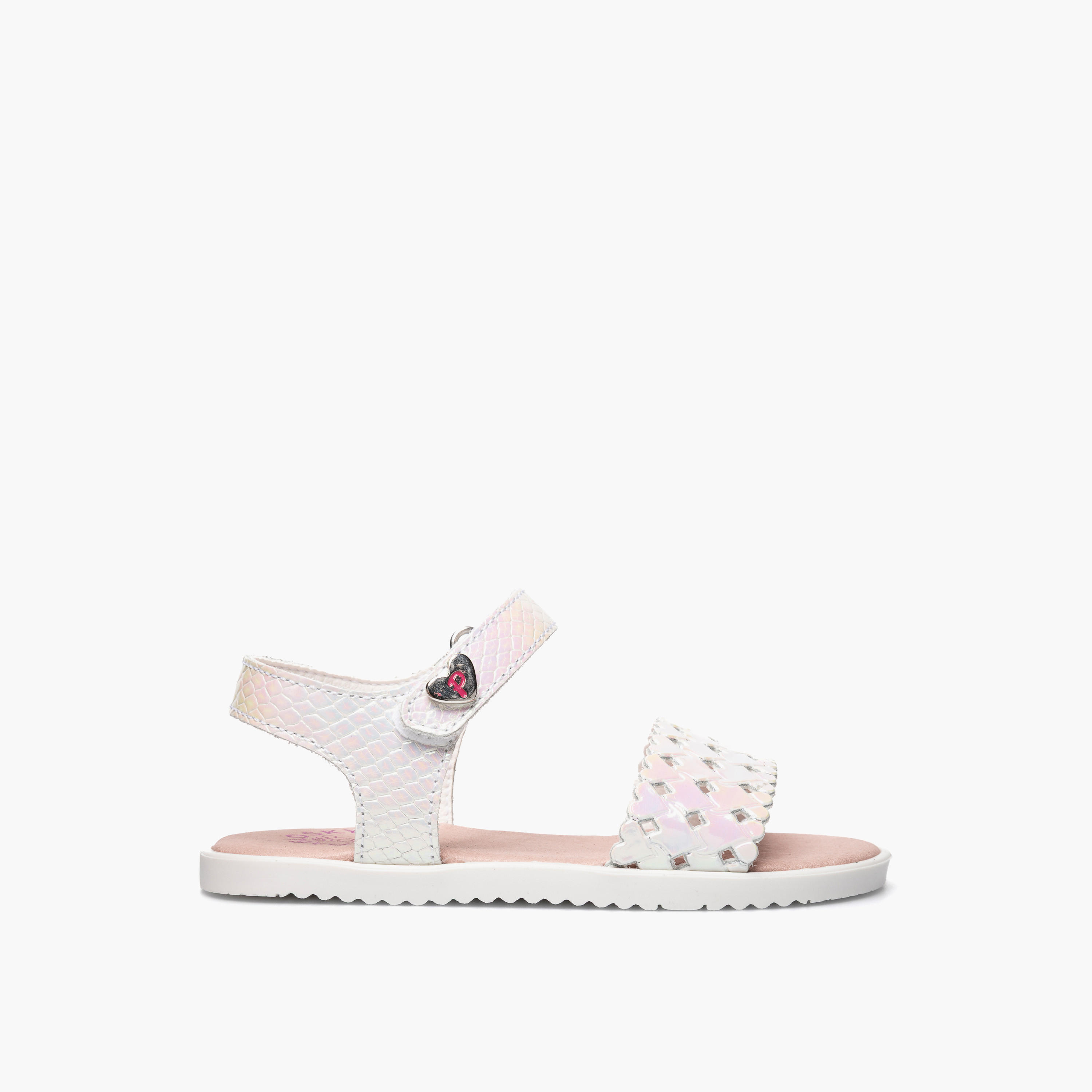 Pablosky Girls Perforated Hook & Loop Sandals-girls-shoes-sandals-image-2