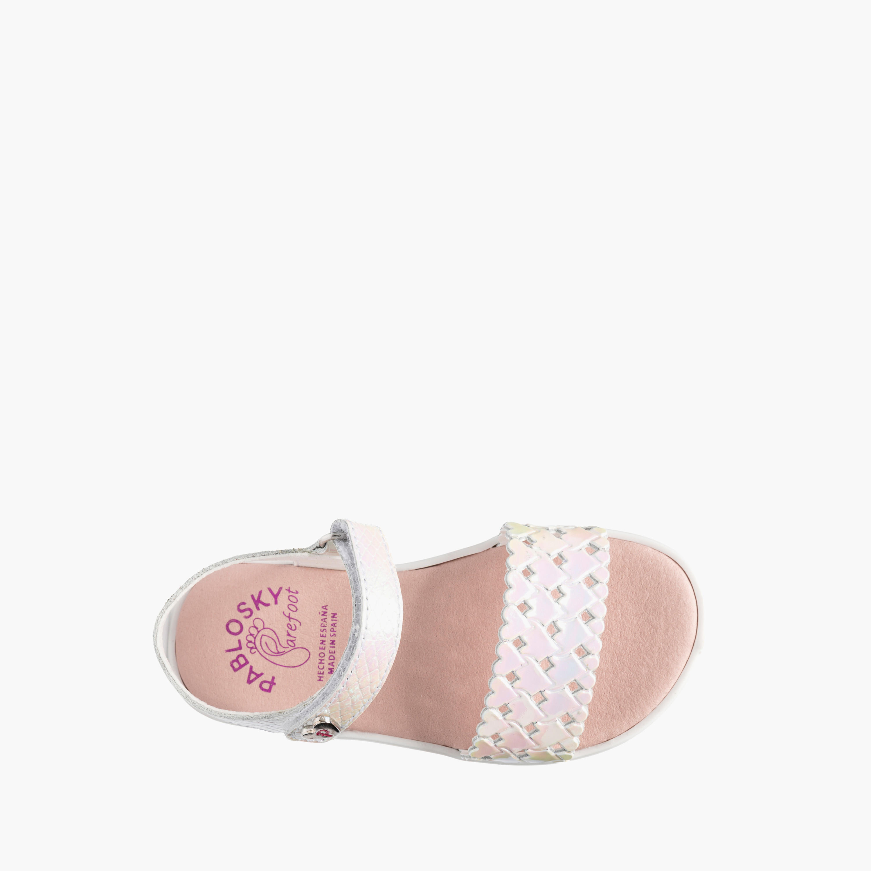 Pablosky Girls Perforated Hook & Loop Sandals-girls-shoes-sandals-image-4