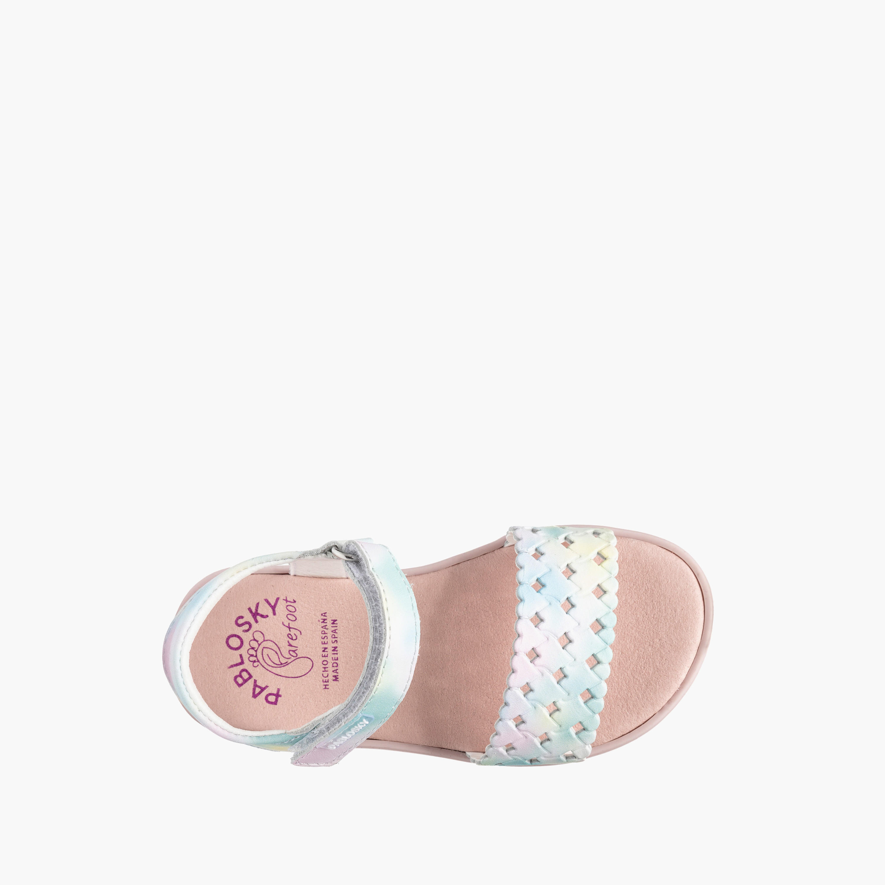 Pablosky Girls Perforated Hook & Loop Sandals-girls-shoes-sandals-image-4