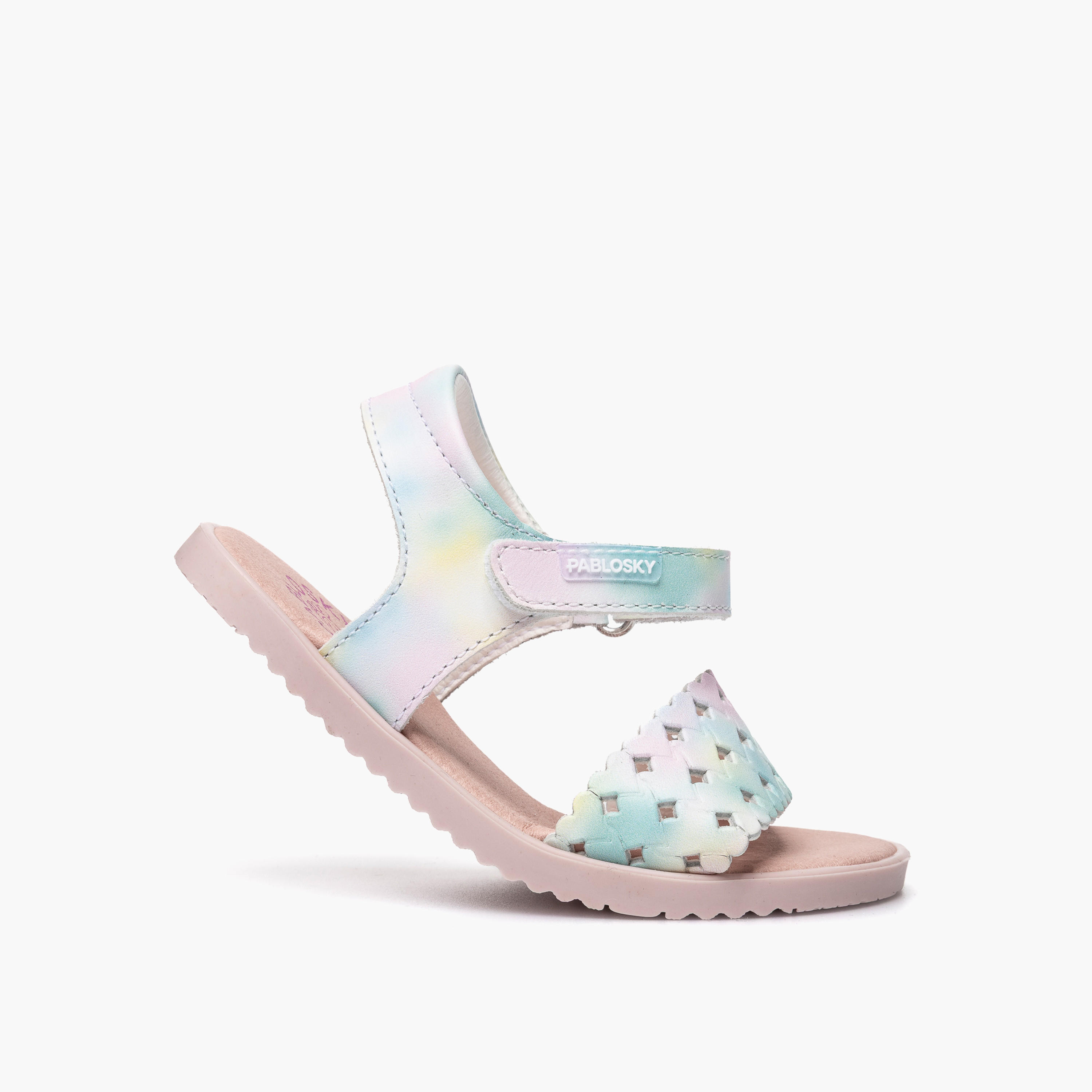 Pablosky Girls Perforated Hook & Loop Sandals-girls-shoes-sandals-image-5