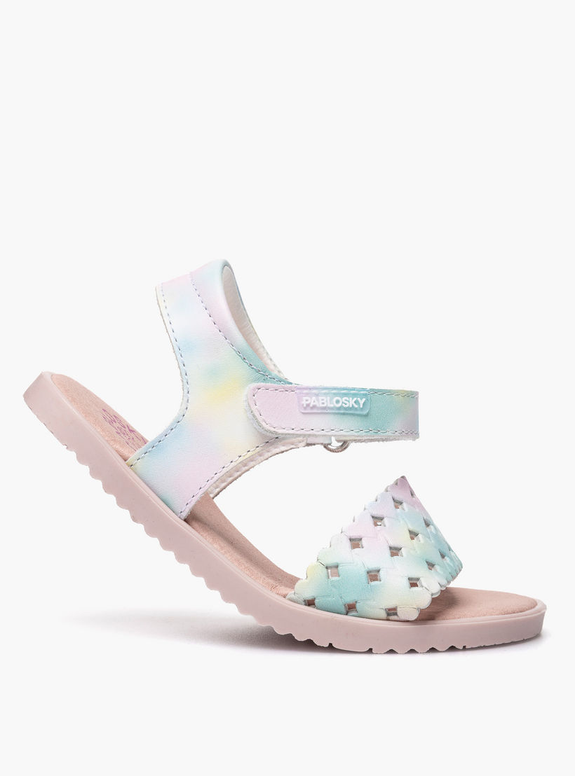 Pablosky Girls Perforated Hook & Loop Sandals-girls-shoes-sandals-image-5