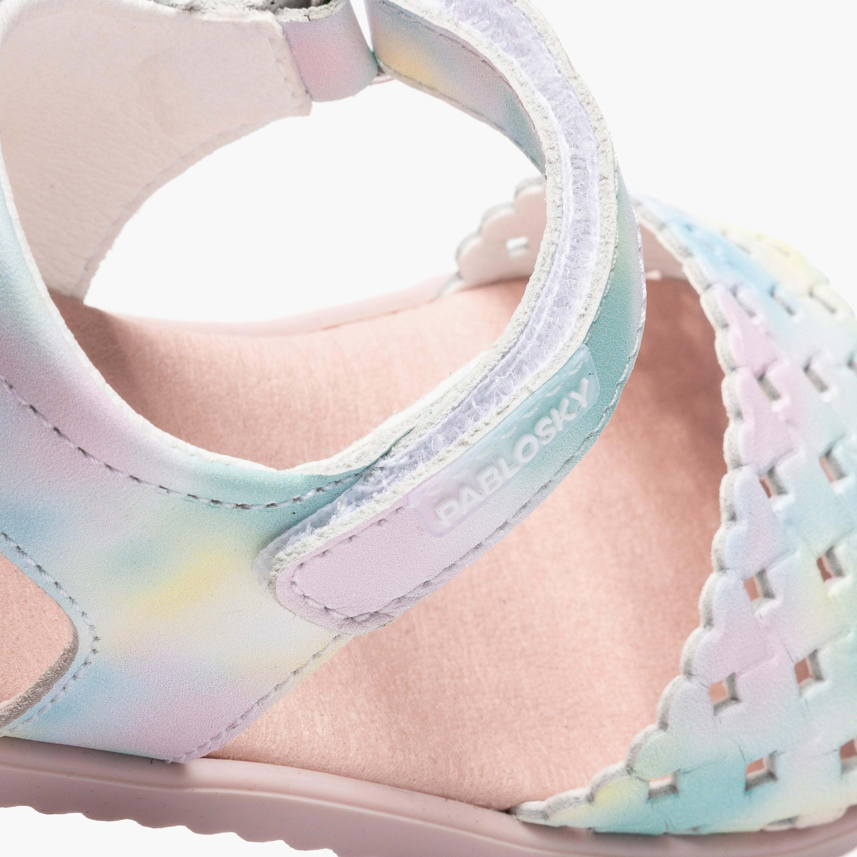 Pablosky Girls Perforated Hook & Loop Sandals-girls-shoes-sandals-image-7