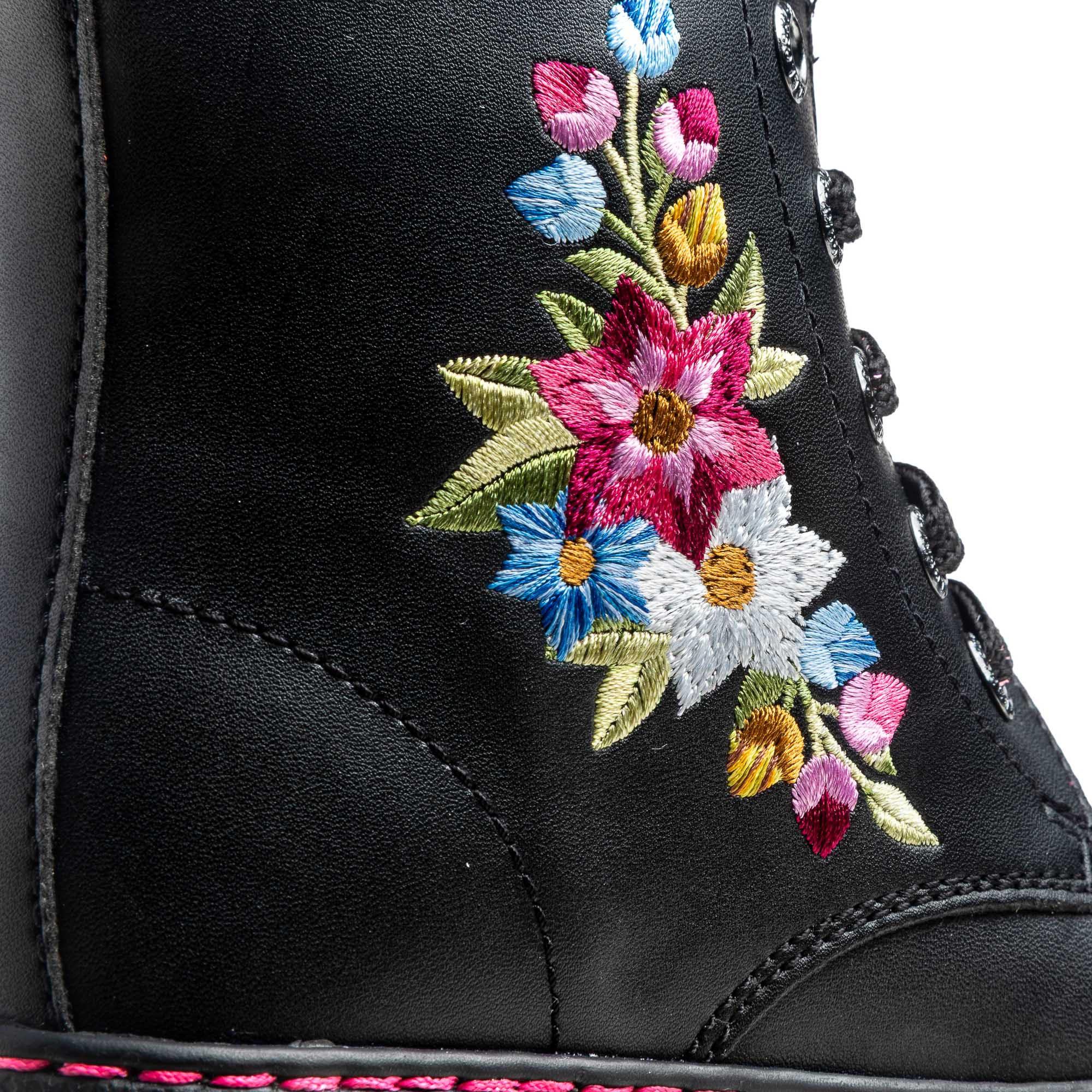بوت بتطريز زهري ورباط إغلاق للبنات من بابلوفسكي-girls-shoes-boots-image-5