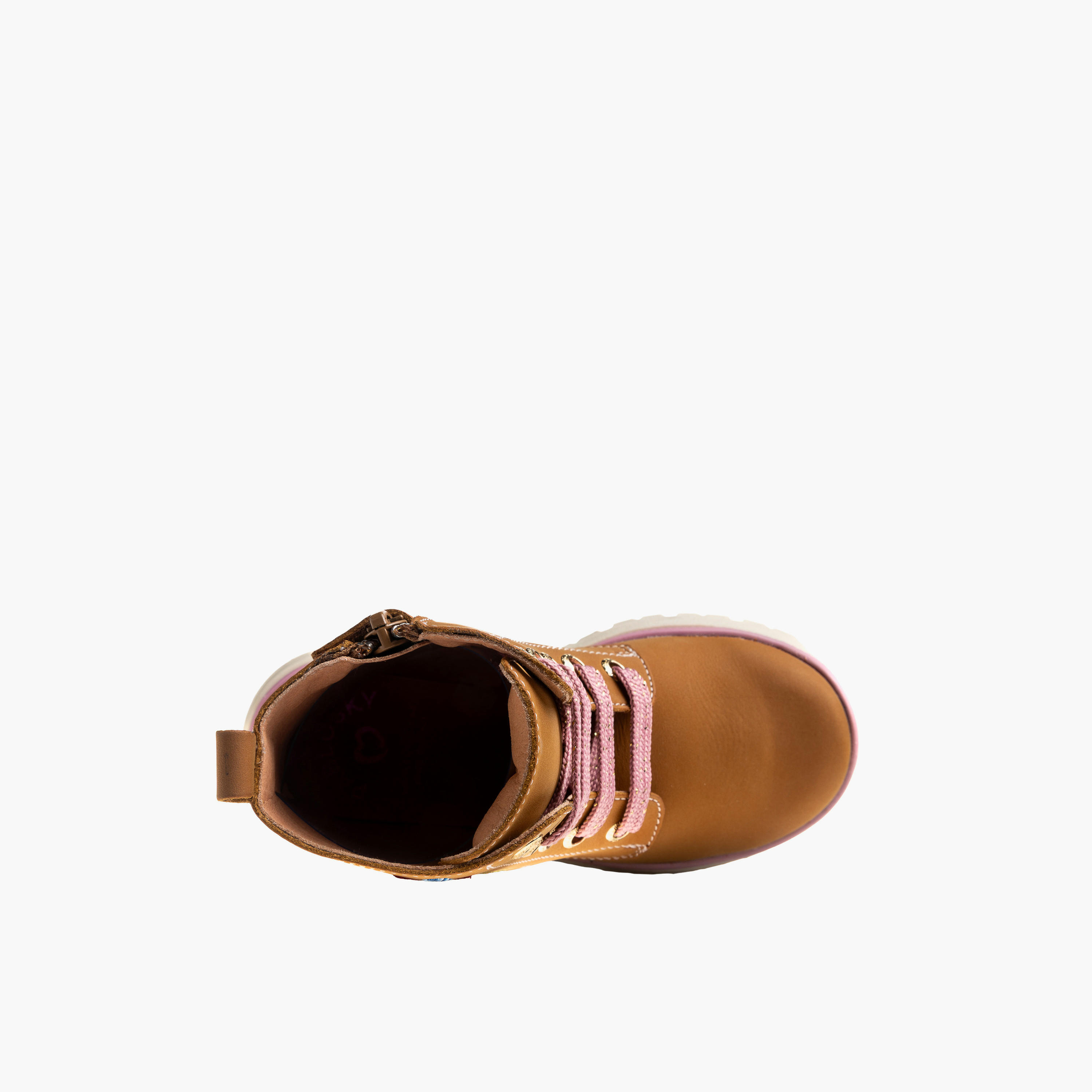 بوت برباط إغلاق وتطريز زهري للبنات من بابلوسكي-girls-shoes-boots-image-3